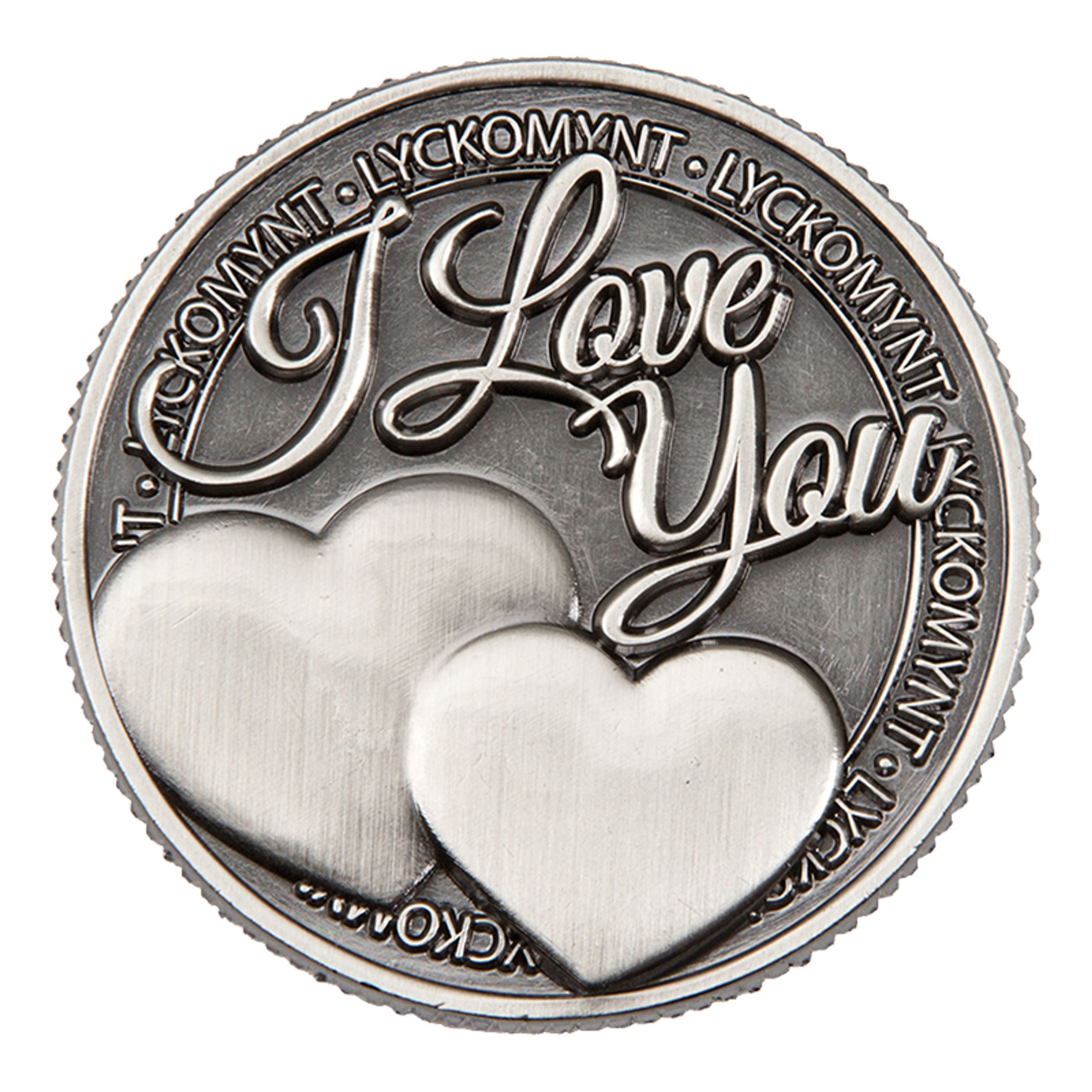 Lyckomynt - I Love You | Hem - Roliga Prylar - Accessoarer - Smycken | Pryloteket