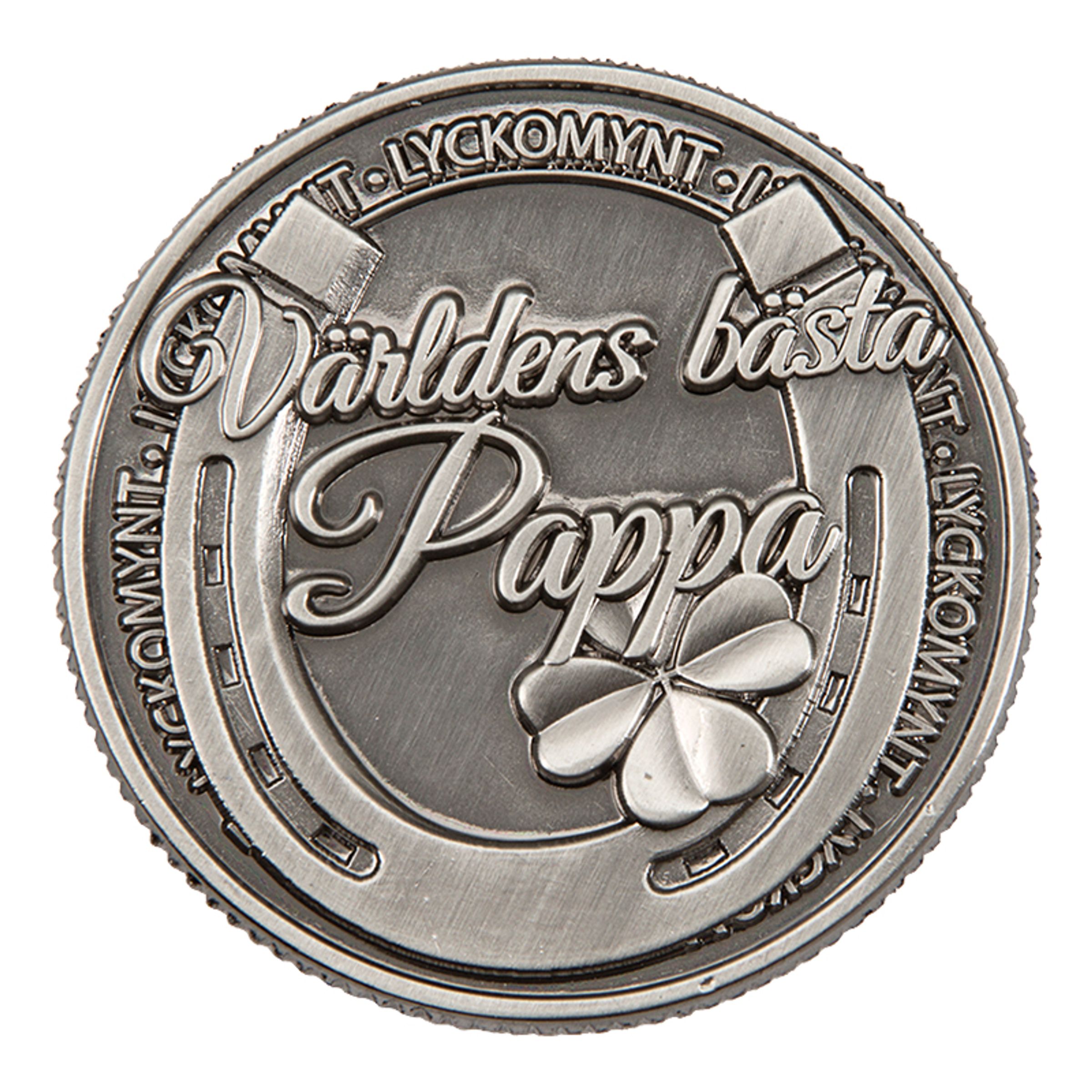 Lyckomynt - Världens Bästa Pappa | Hem - Roliga Prylar - Accessoarer - Smycken | Pryloteket