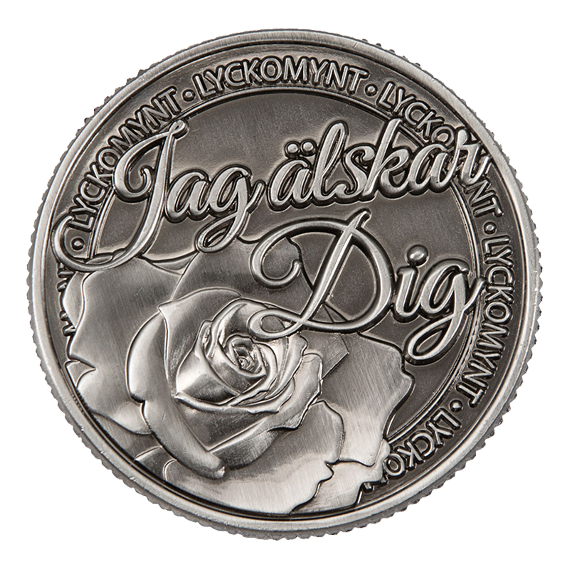Lyckomynt - Jag Älskar Dig | Hem - Roliga Prylar - Accessoarer - Smycken | Pryloteket