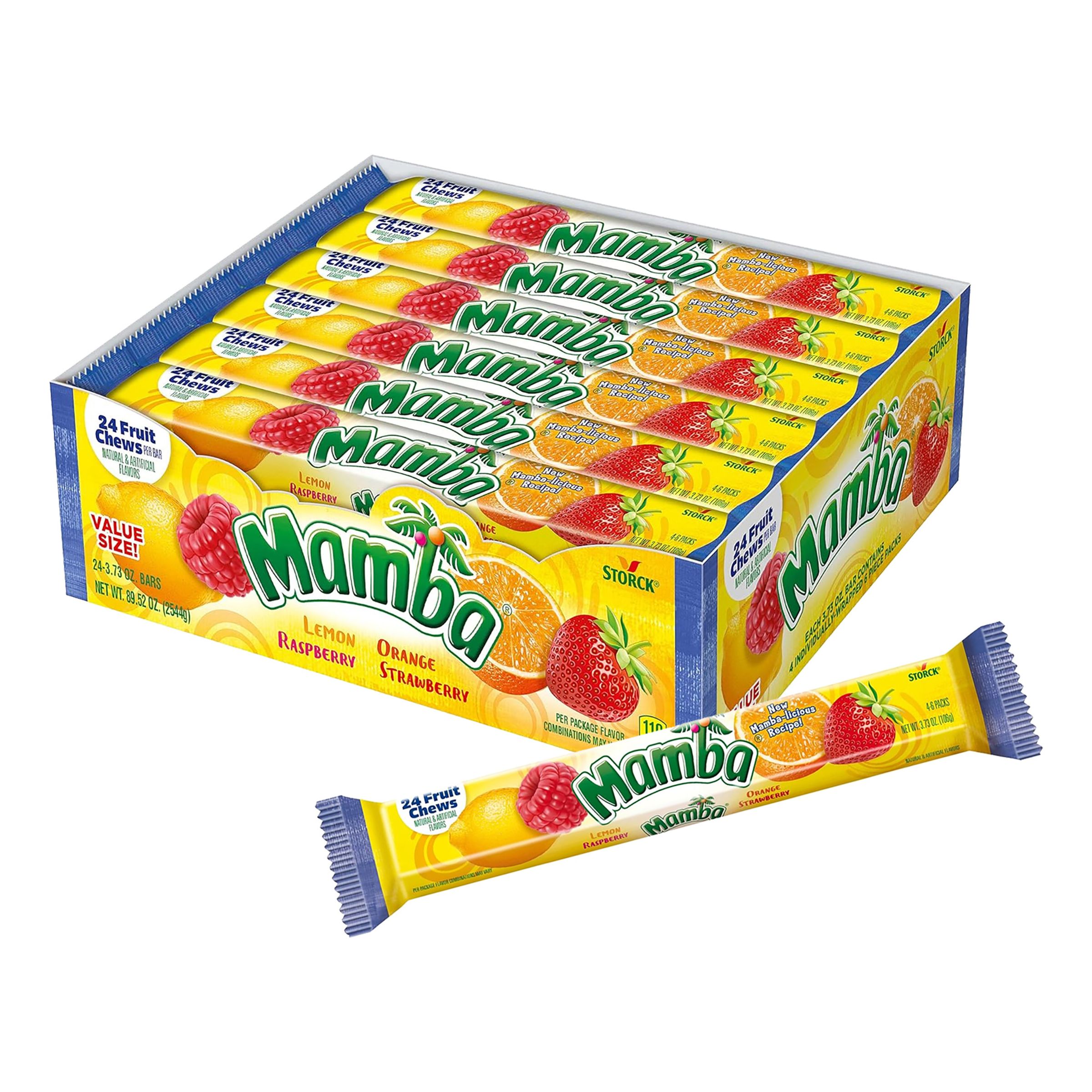 Mamba Fruit Økonomipakke - 24 x 106 g