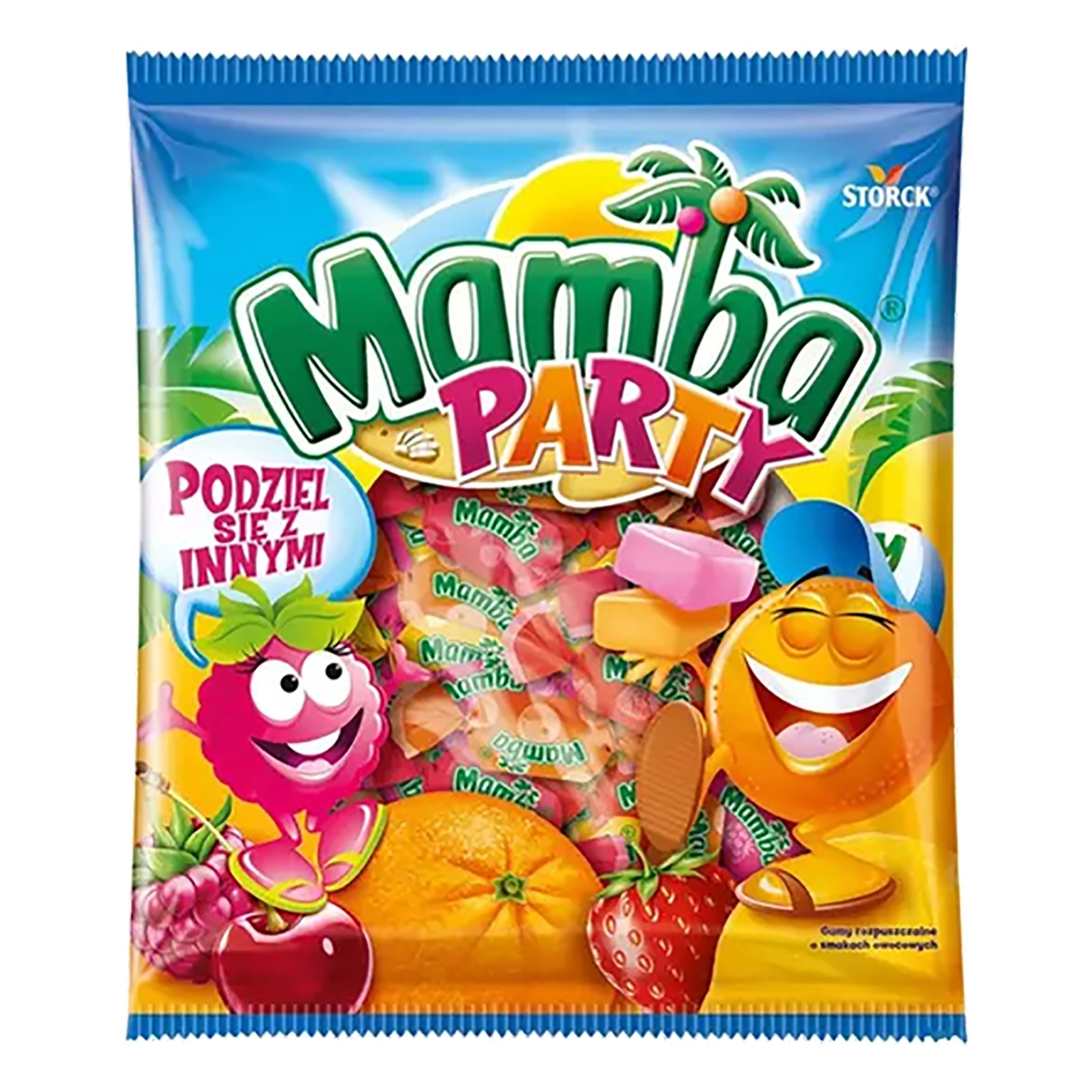 Mamba Party Fruktkolor - 140 g | Hem - Godis & Läsk - Godis - Kola | Maskeradspecialisten