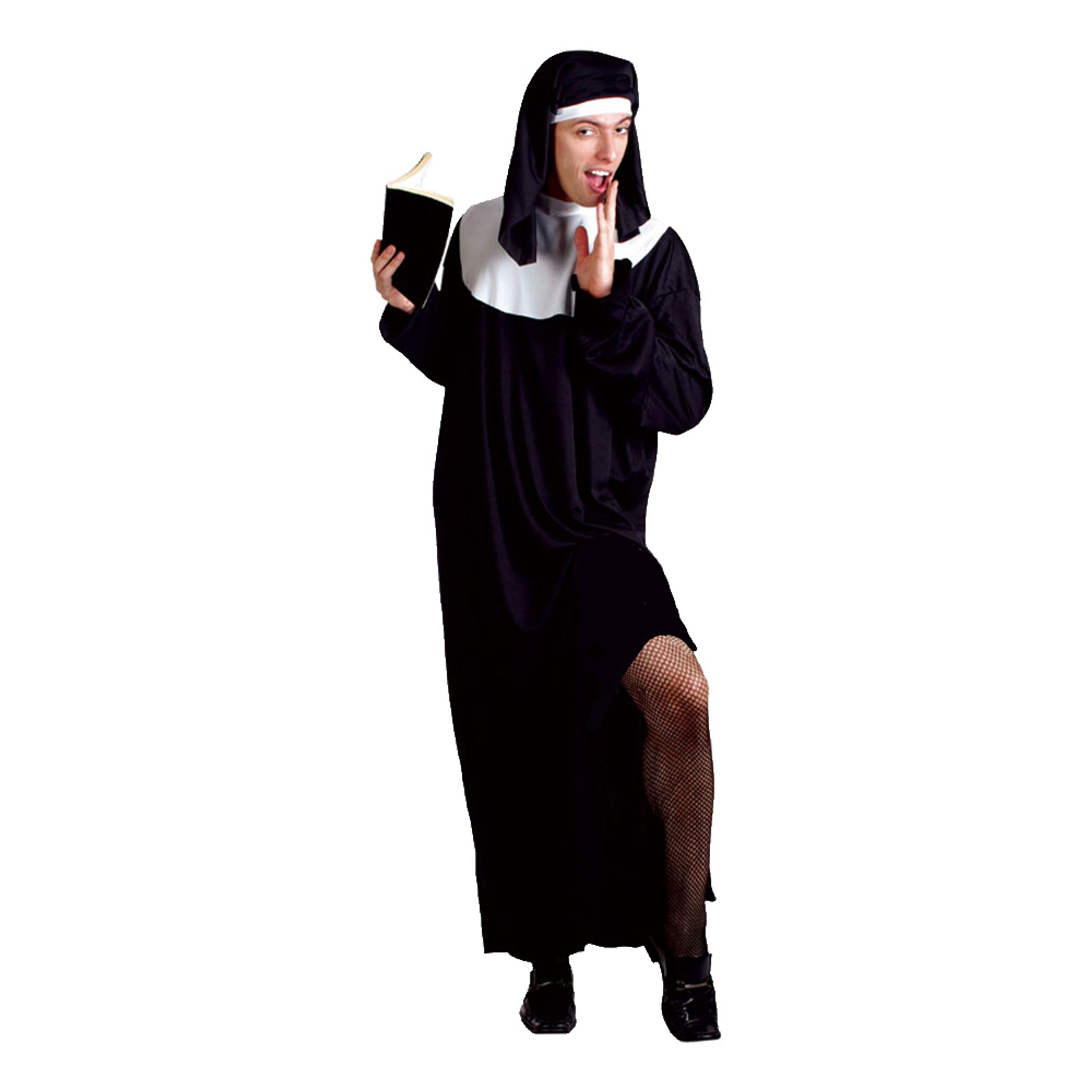 Mandlig Nonne Kostume - One size