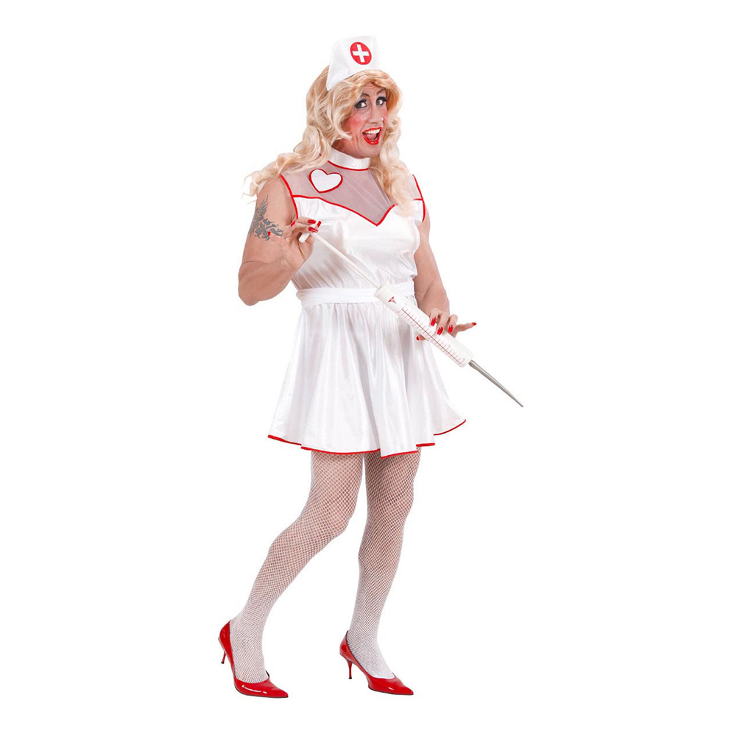 Mandlig Sygeplejerske Kostume - X-Large