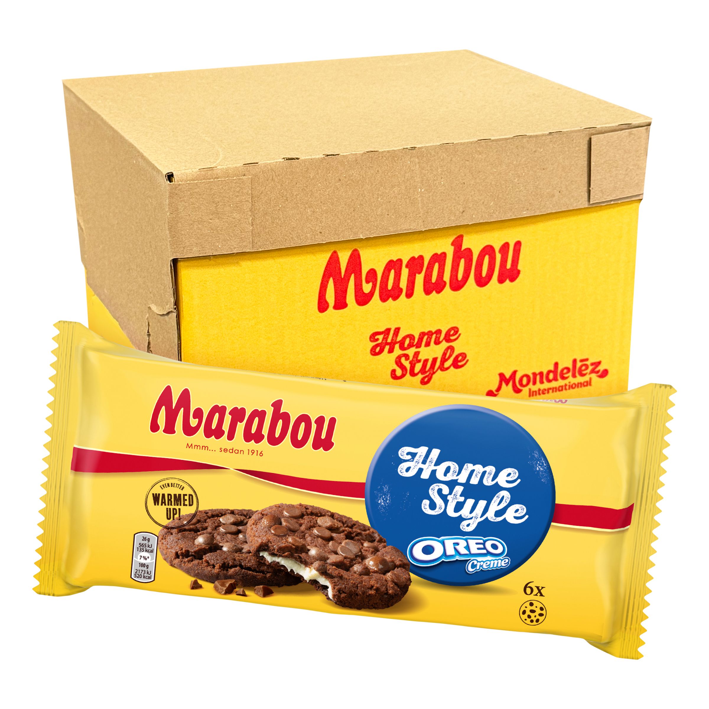 Marabou Home Style Oreo Økonomipakke - 12 x 156 g