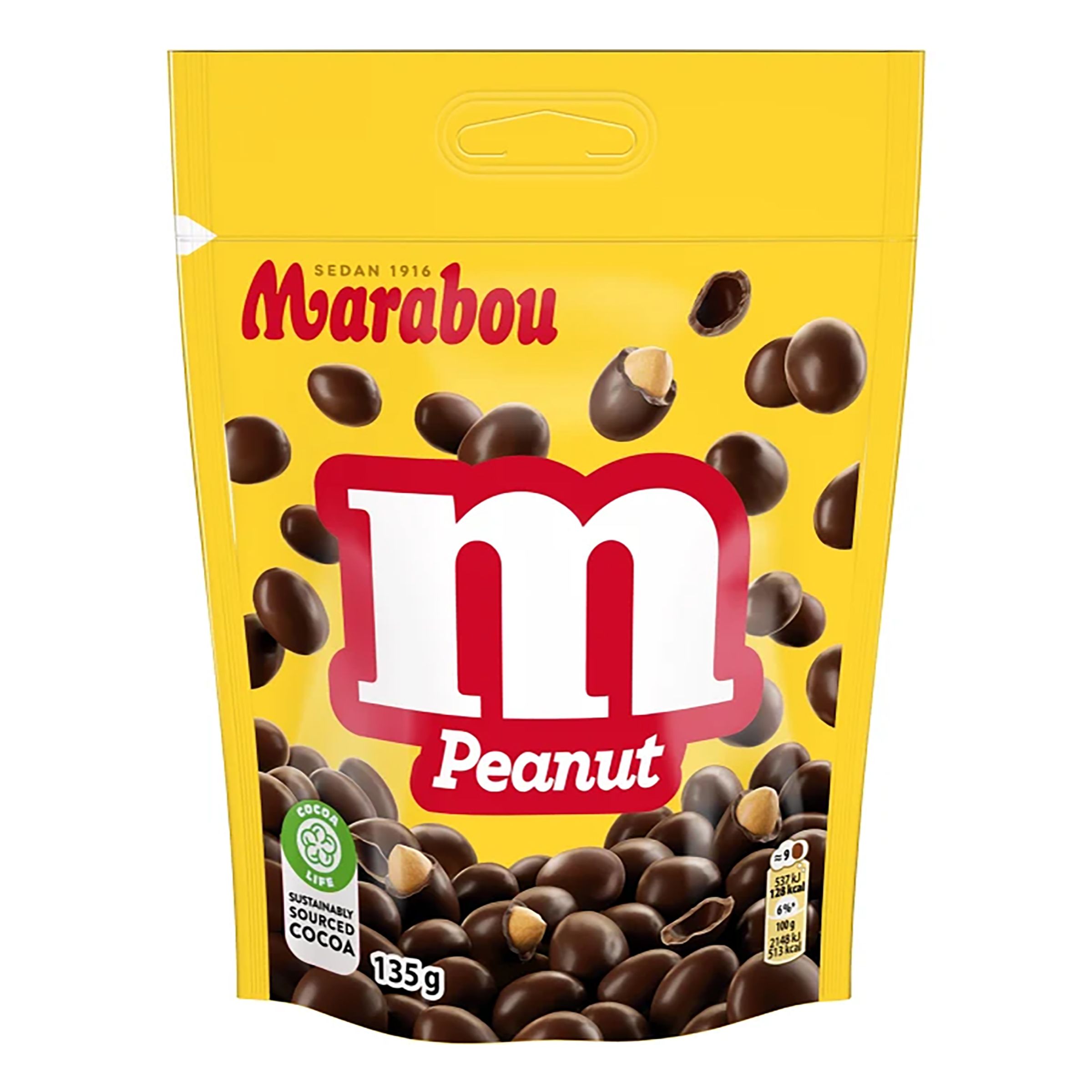 Marabou M Peanut - 135 g | Hem - Godis & Läsk - Godis - Retrogodis | Pryloteket