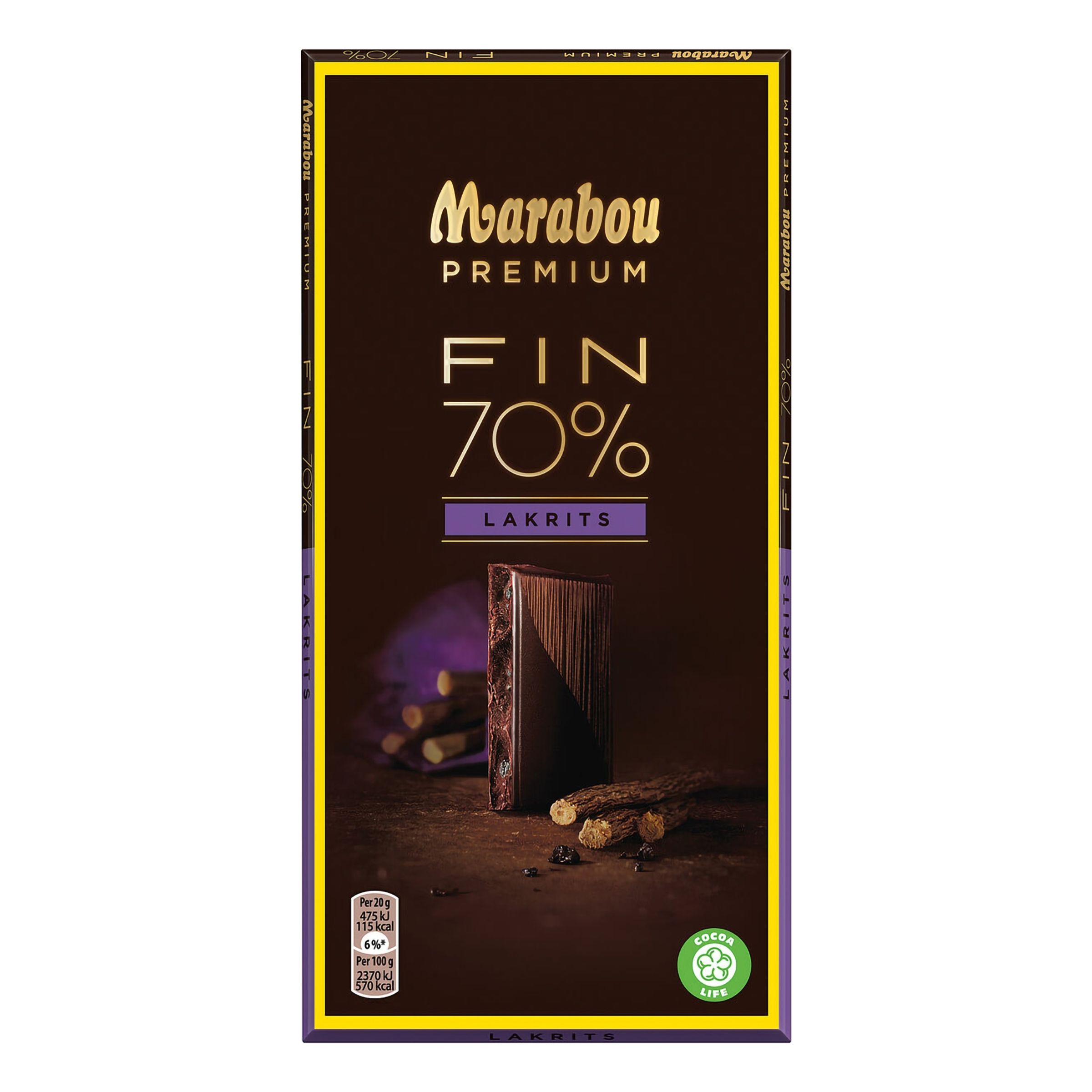 Marabou Premium Salty Liqourice - 100 g