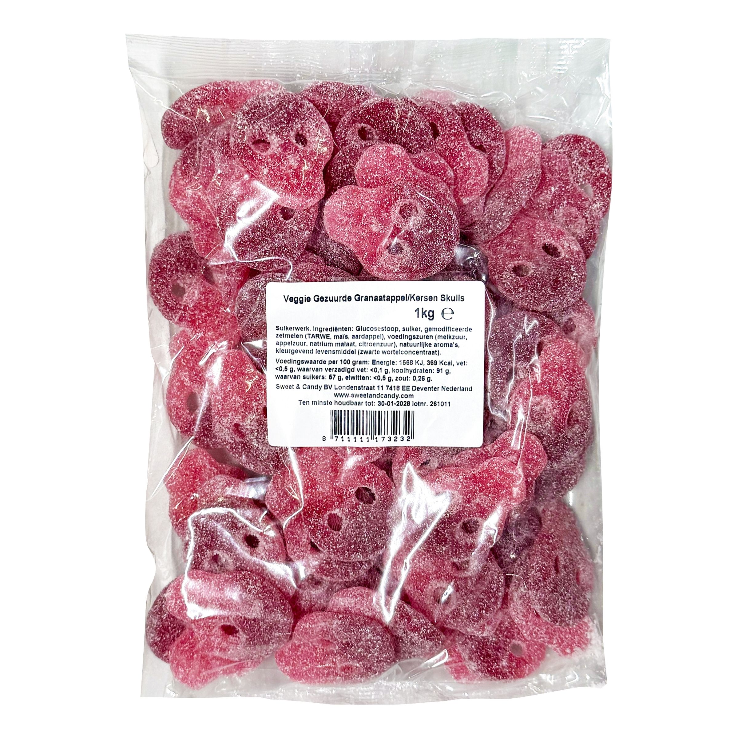 Matthijs Veggie Sur Skalle Granatæble & Kirsebær Økonomipakke - 1 kg