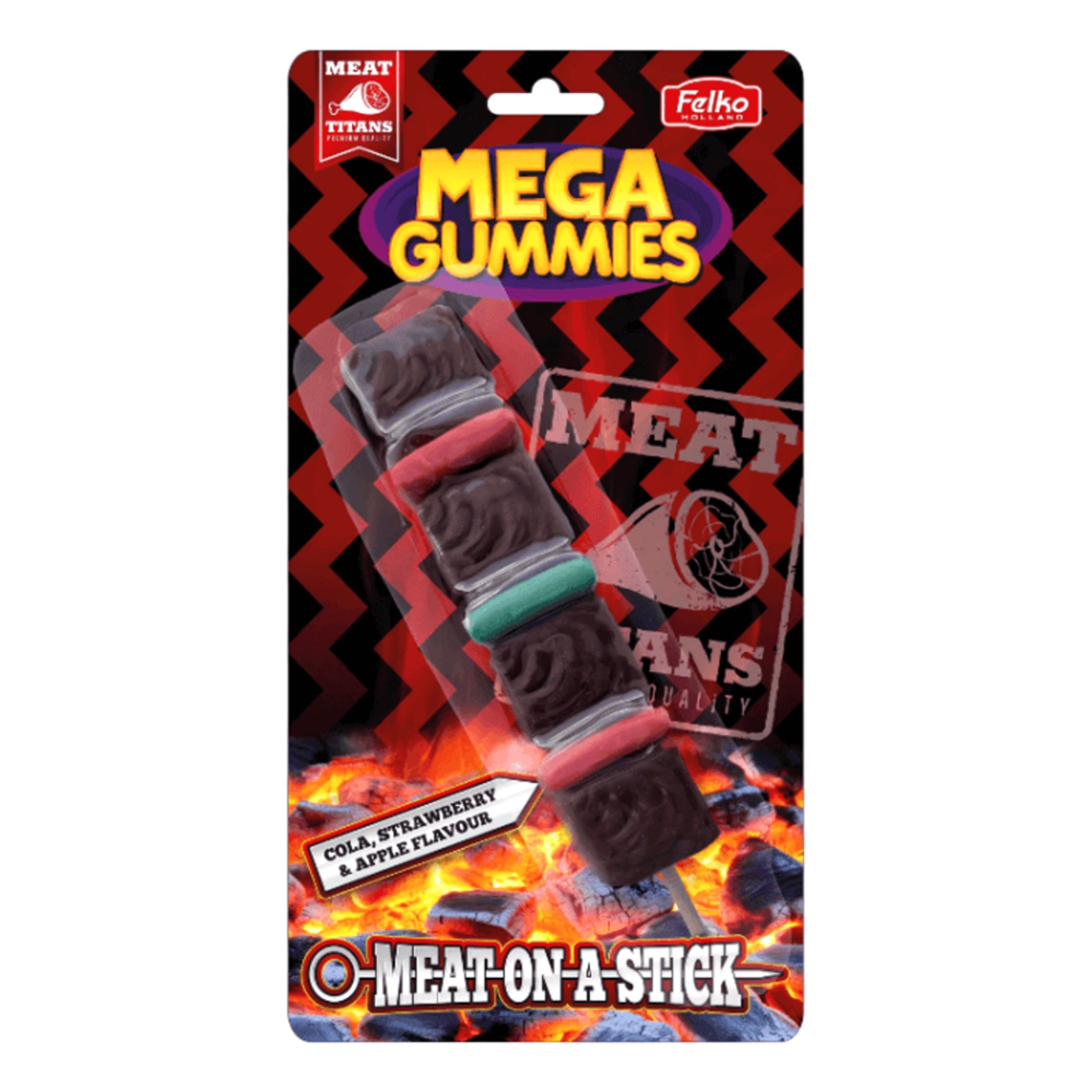 Mega Gummies Meat-on-a-Stick - 120 g