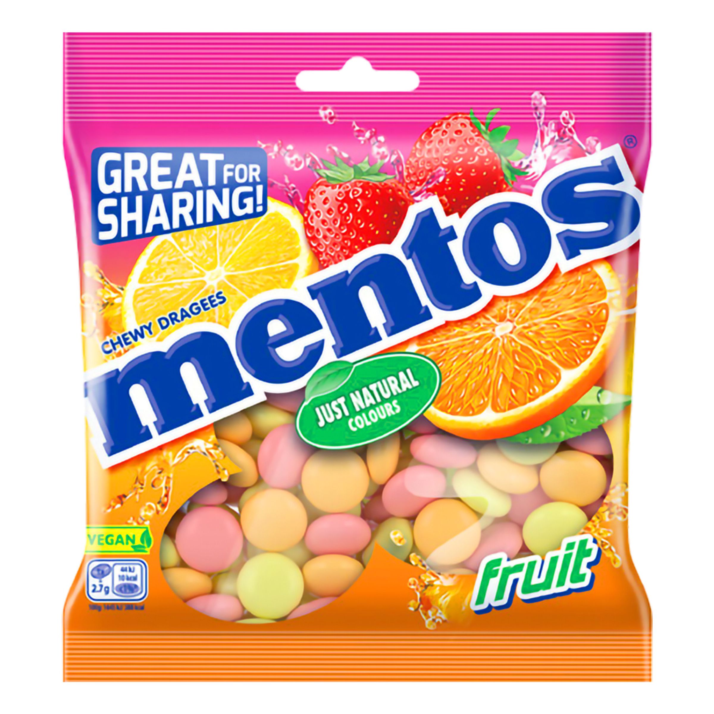 Mentos Fruit Bag - 150 g | Hem - Godis & Läsk - Godis - Retrogodis | Maskeradspecialisten