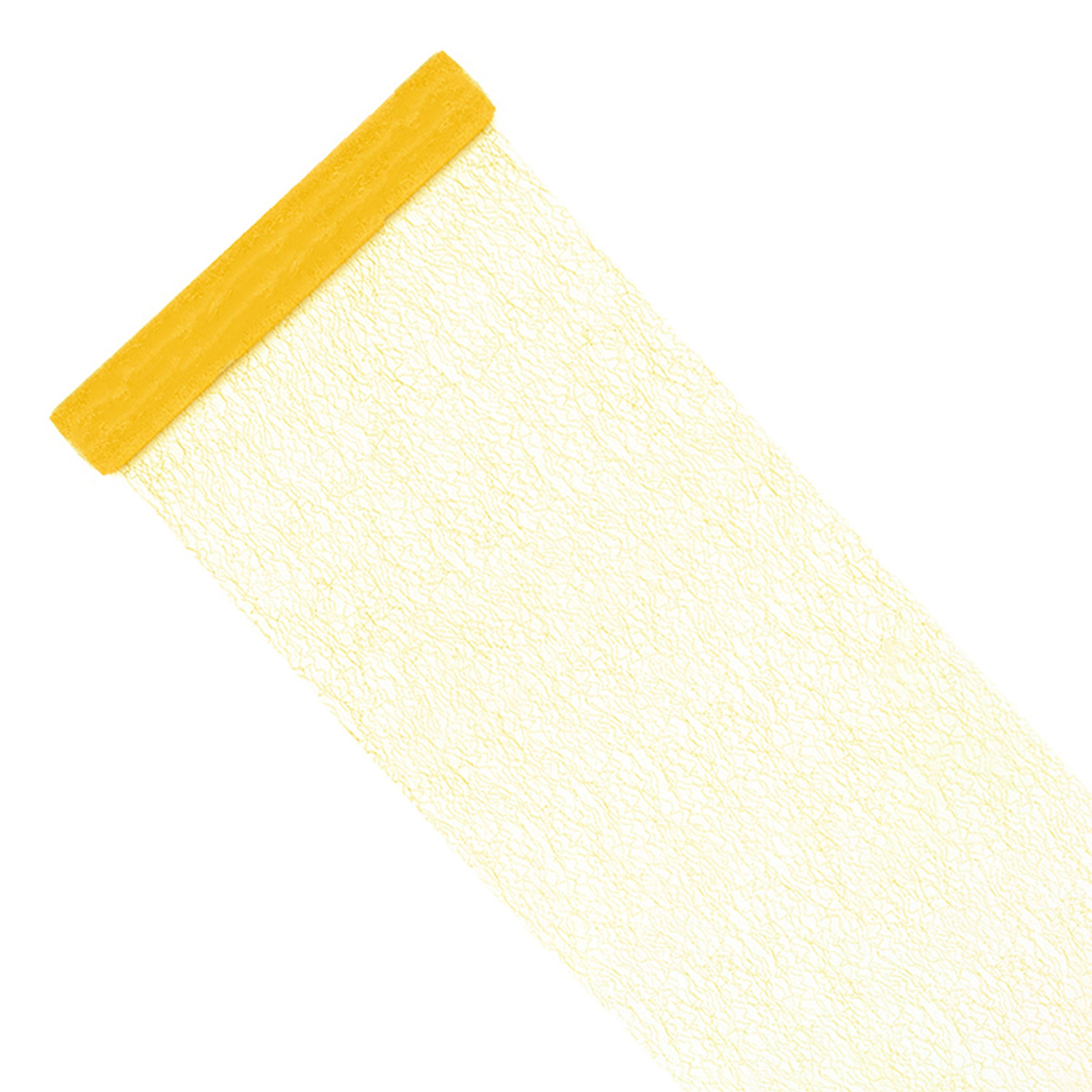 Meshstof Gul på Rulle - 0,36 x 9 m
