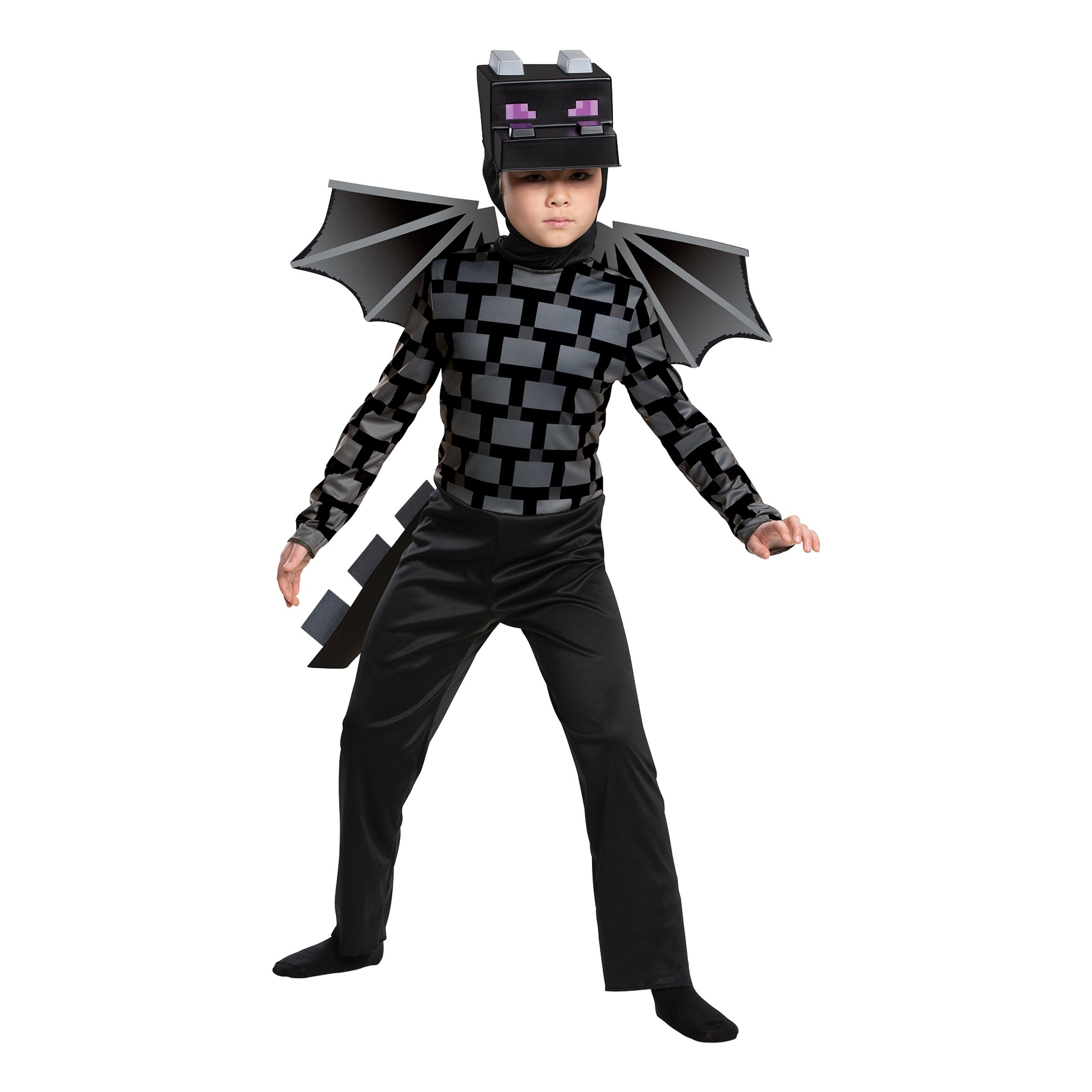 Minecraft Ender Dragon Barn Maskeraddräkt - Small | Hem - Maskerad - Maskeraddräkter - Barndräkter | Maskeradspecialisten