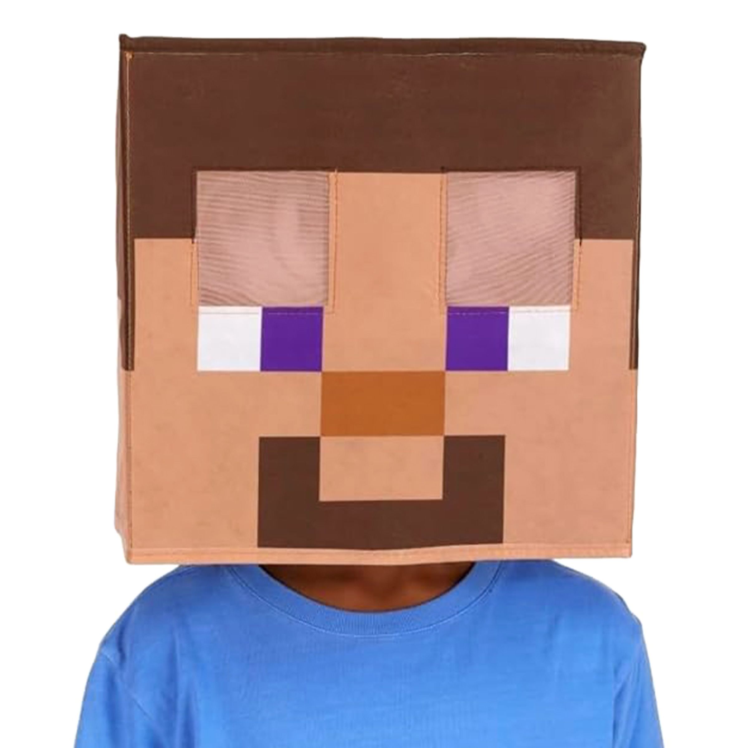 Minecraft™ Steve Maske for Barn - One size