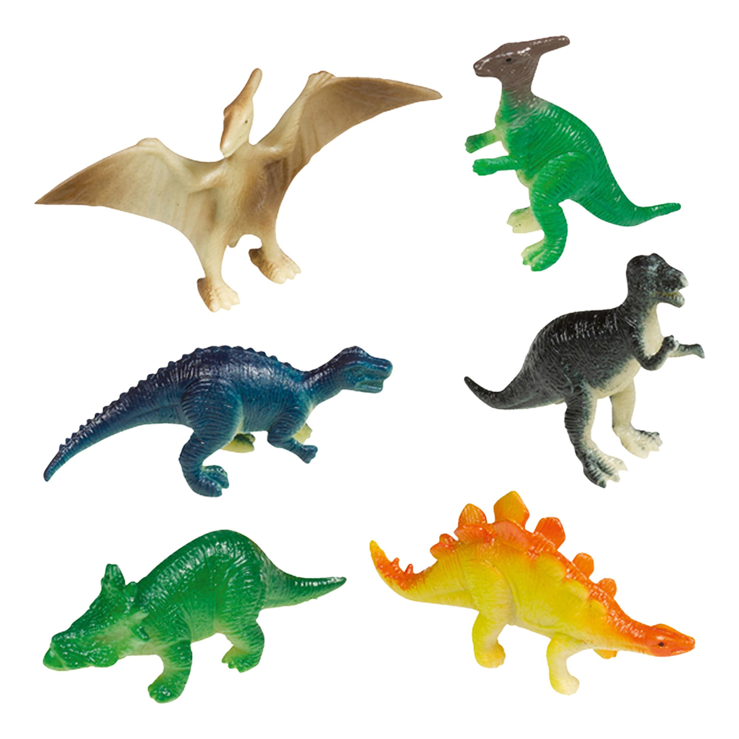 Minifigurer Happy Dinosaur - 8-pak