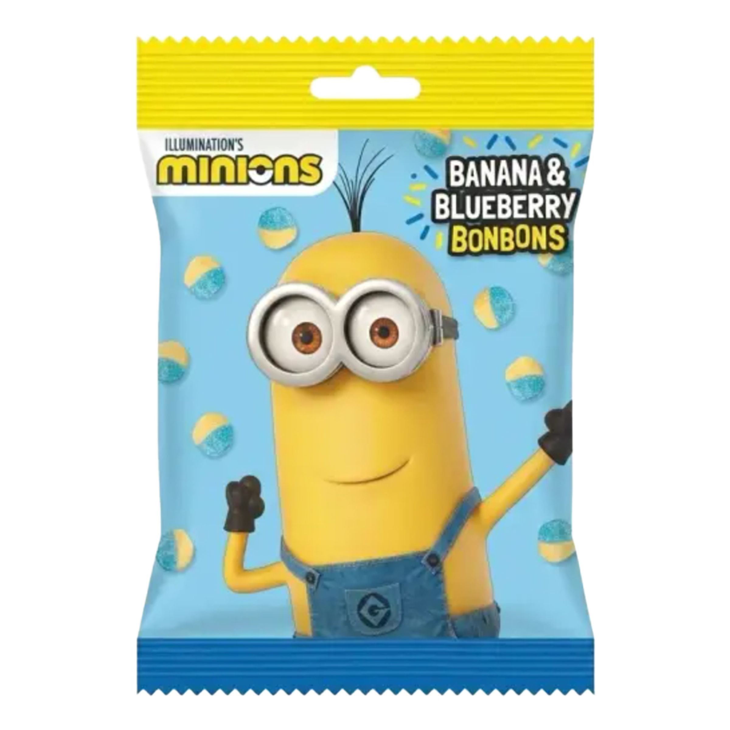 Minions Banan & Blåbær BonBons - 90 g