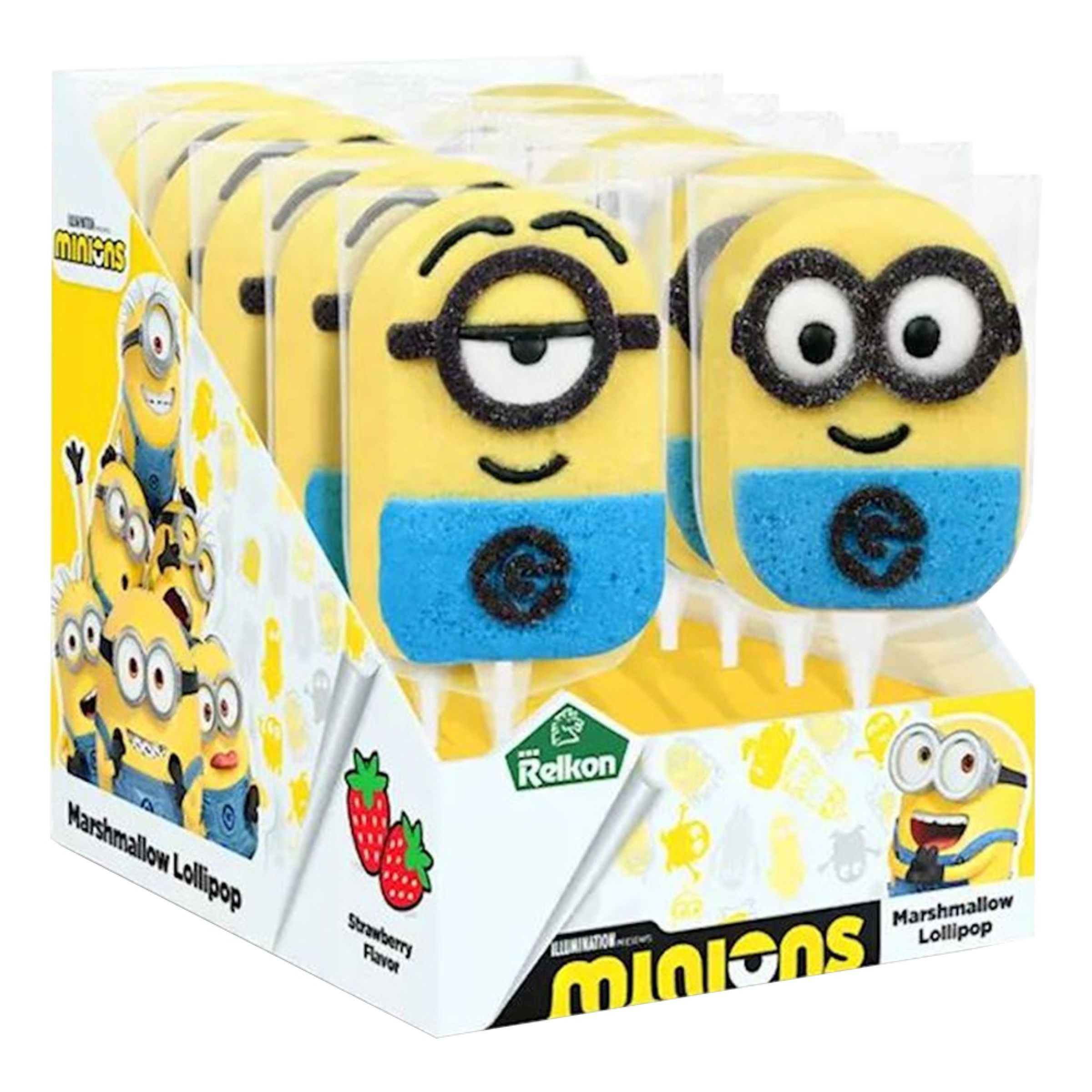 Minions Marshmallows Slikkepind - 12 x 45 g