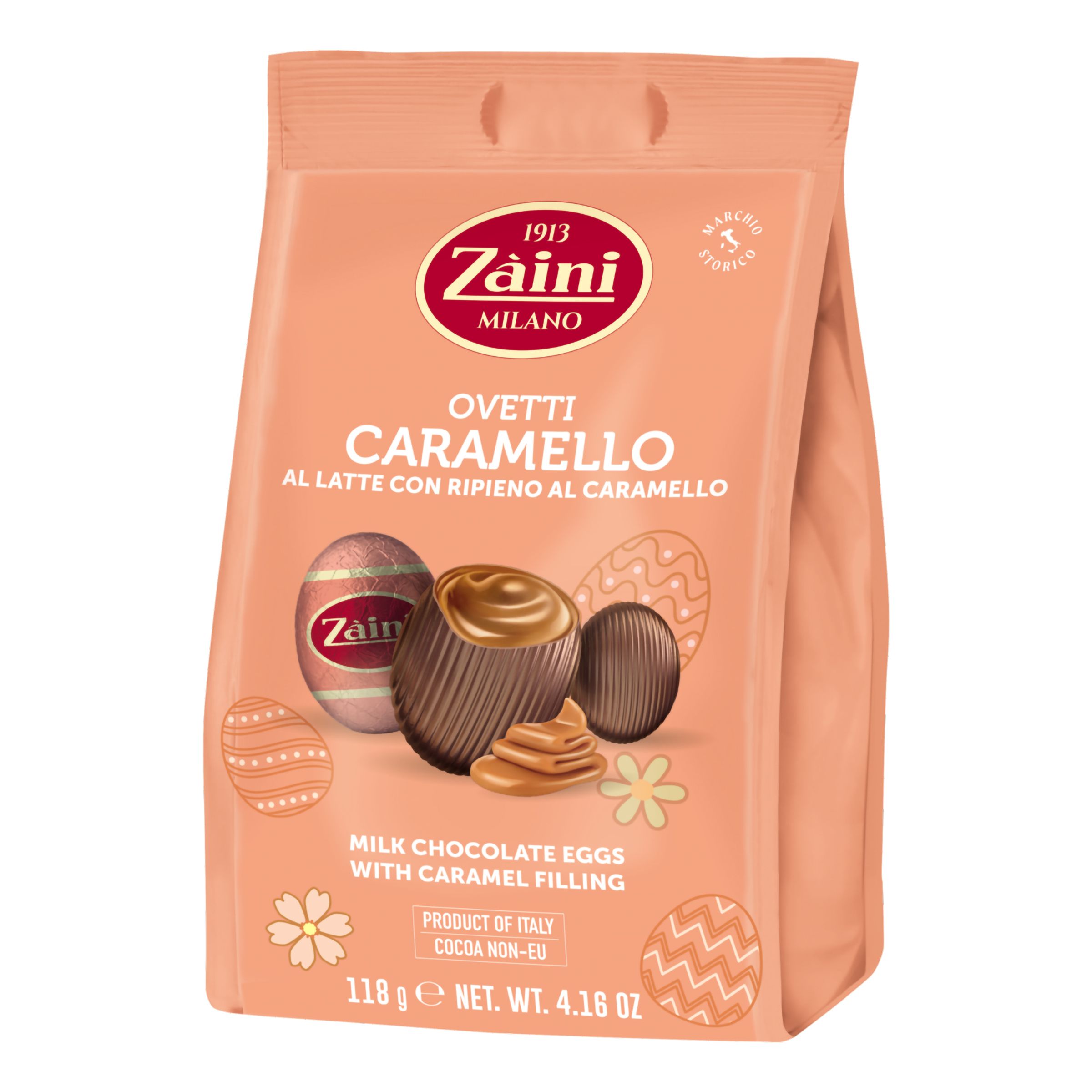 Mjölkchokladägg med Karamellfyllning - 118 g | Hem - Godis & Läsk - Godis - Choklad | Maskeradspecialisten