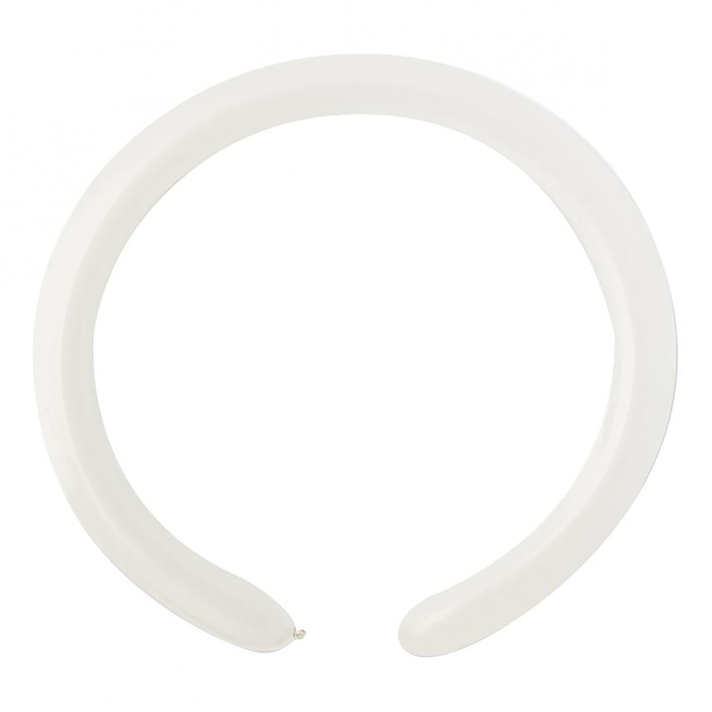 Modelballoner Hvide - 25-pak