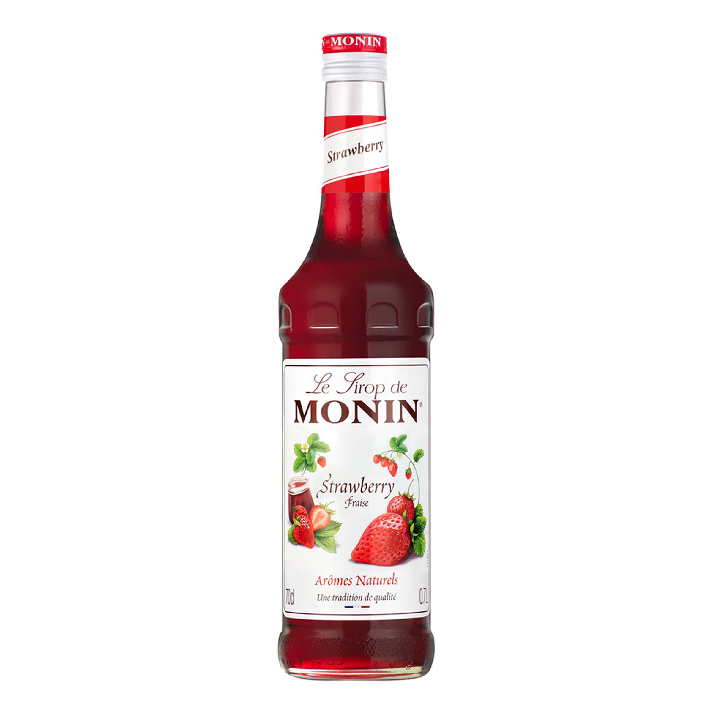 Monin Strawberry Syrup - 70 cl | Hem - Bartillbehör - Drinktillbehör - Drinkmixar | Pryloteket