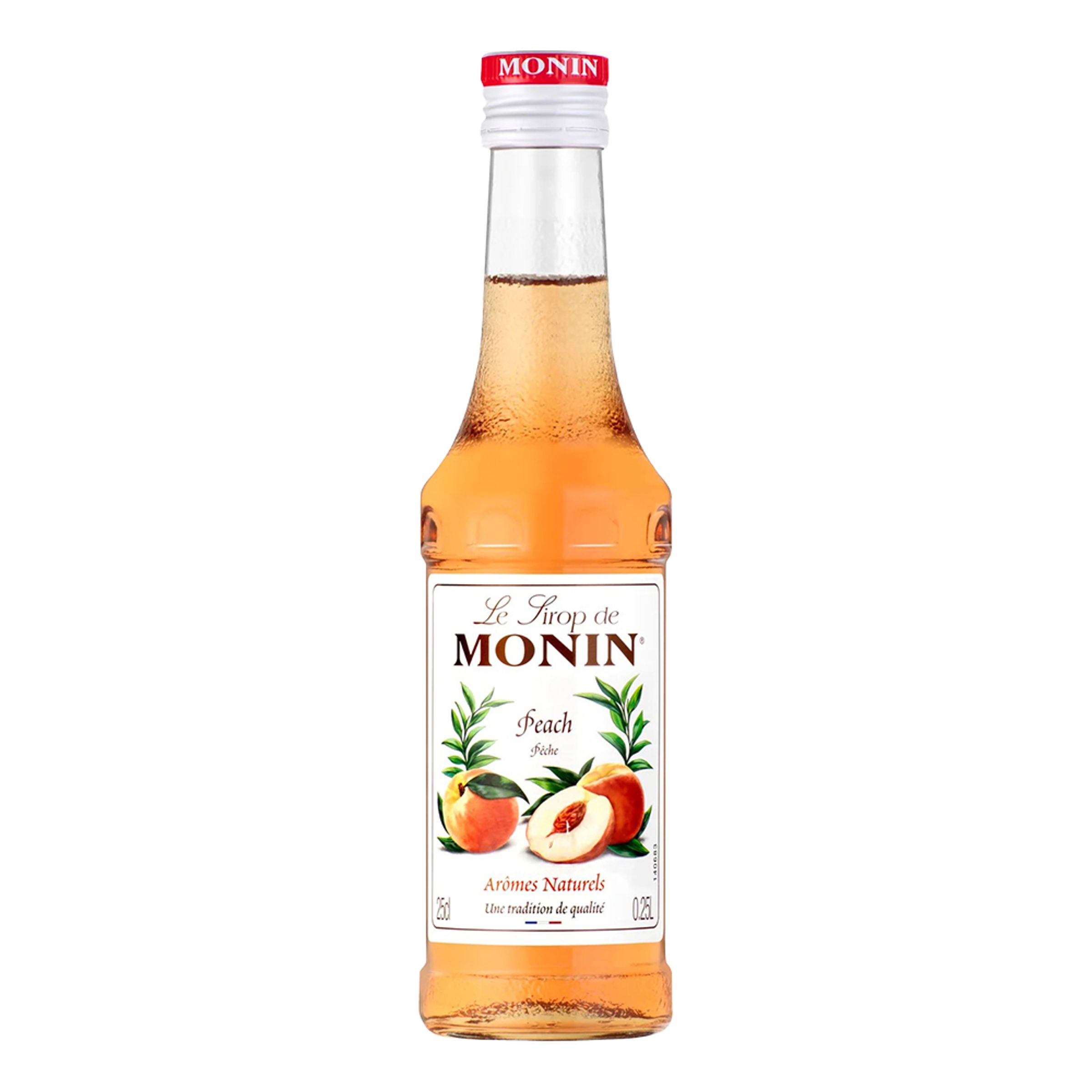Monin Peach Syrup 25 cl - 25 cl | Hem - Bartillbehör - Drinktillbehör - Drinkmixar | Pryloteket