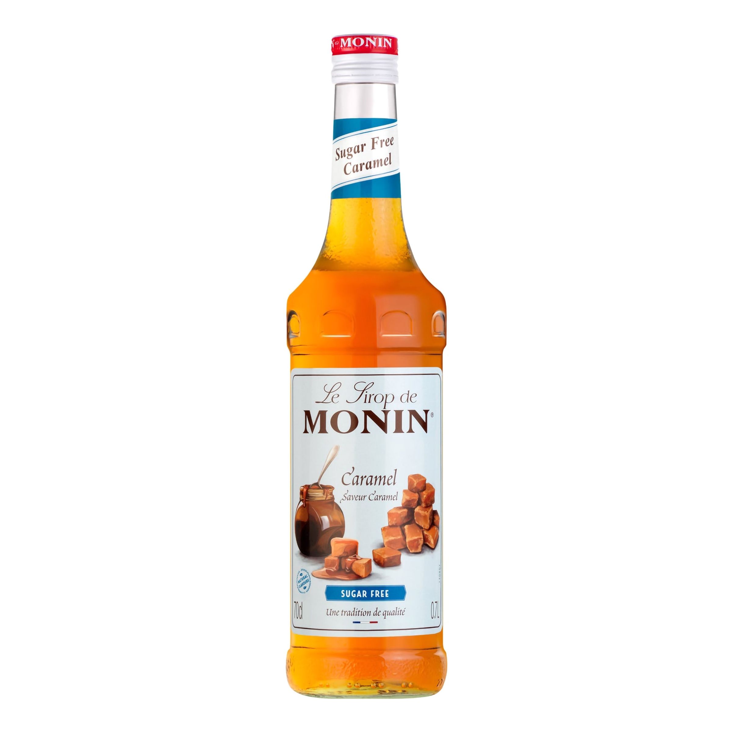 Monin Sockerfri Caramel Syrup - 70 cl | Hem - Bartillbehör - Drinktillbehör - Drinkmixar | Pryloteket