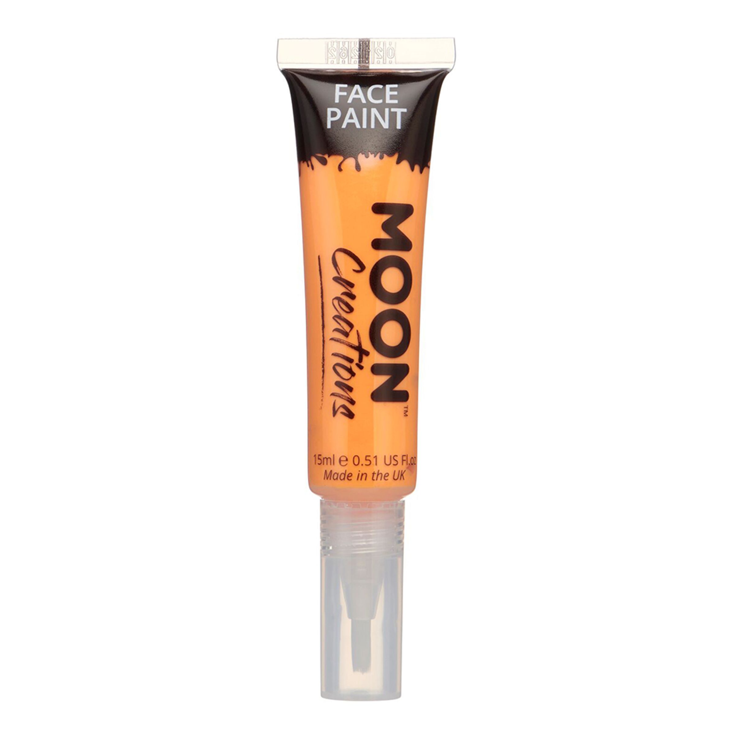 Moon Creations Ansigts- og Kropsfarve med Applikator - Orange