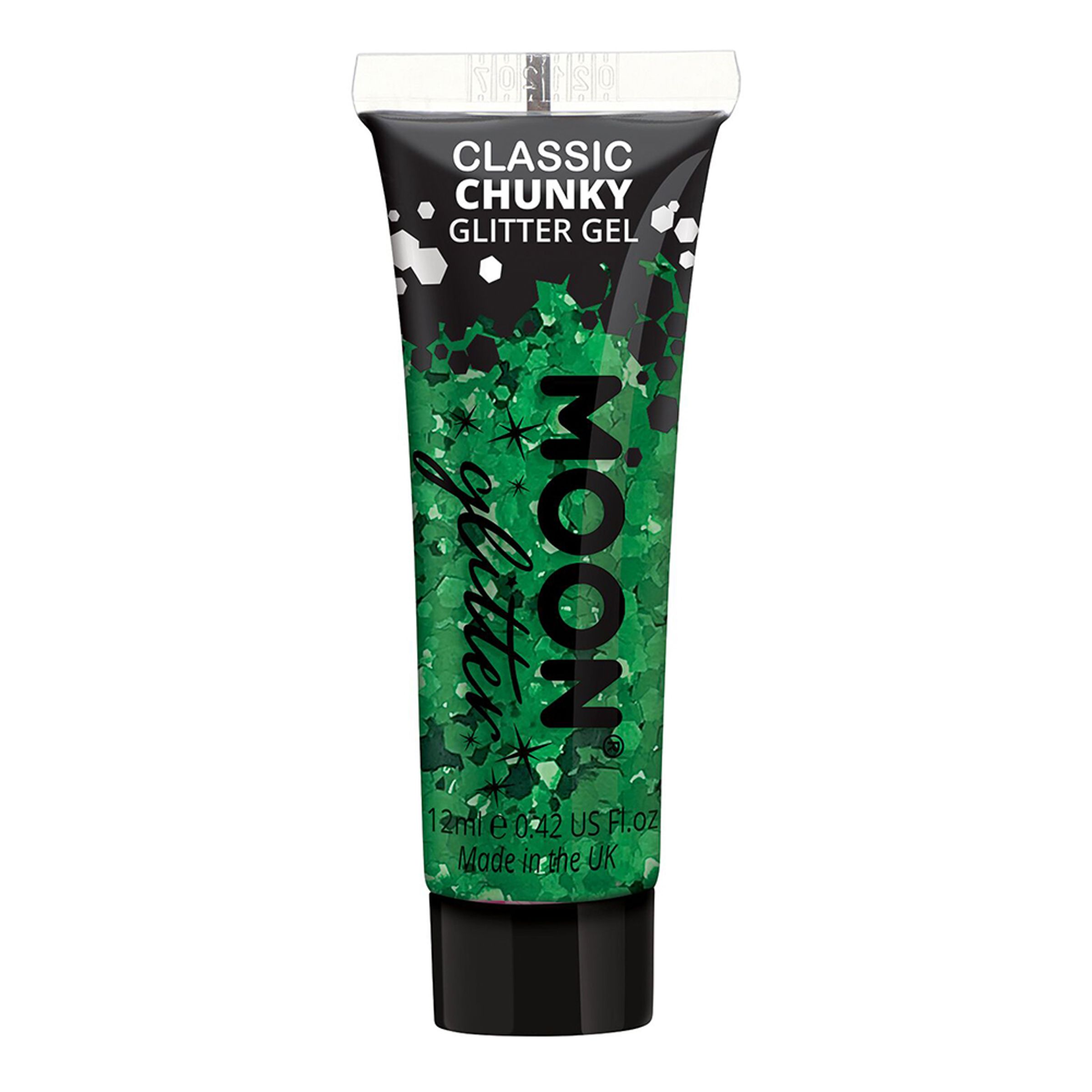 Moon Creations Chunky Glitter Gel - Grøn