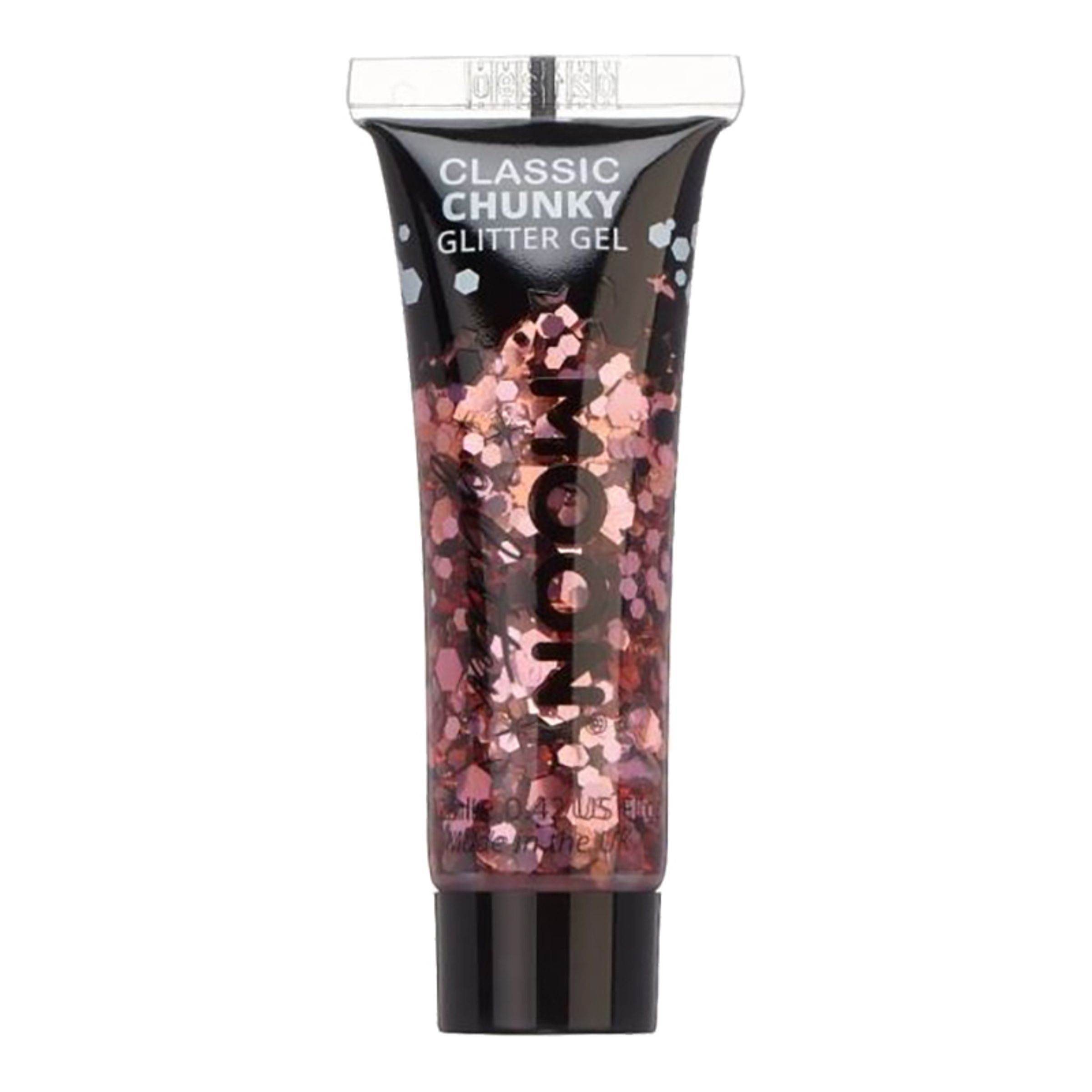 Moon Creations Chunky Glitter Gel - Lyserød