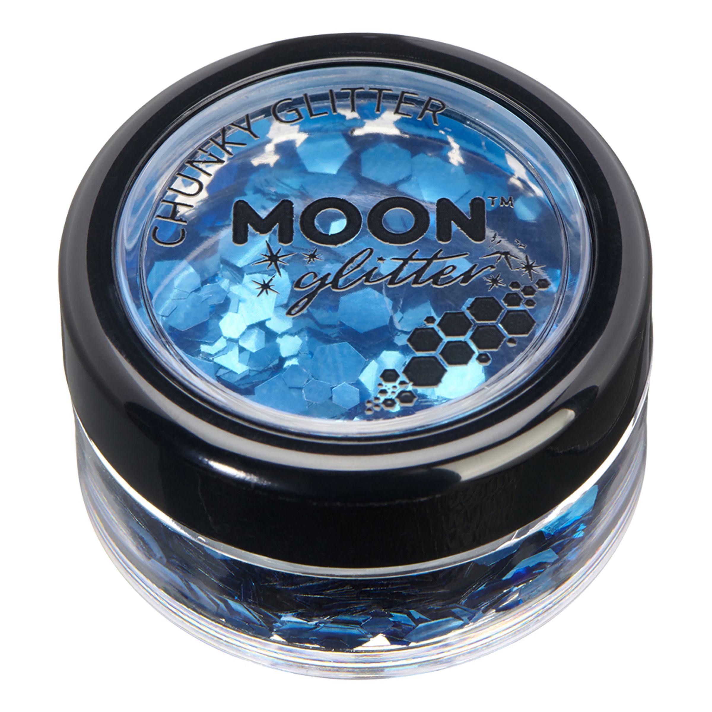 Moon Creations Classic Chunky Glitter - Blå | Hem - Teman - Evenemang - Festival | Maskeradspecialisten