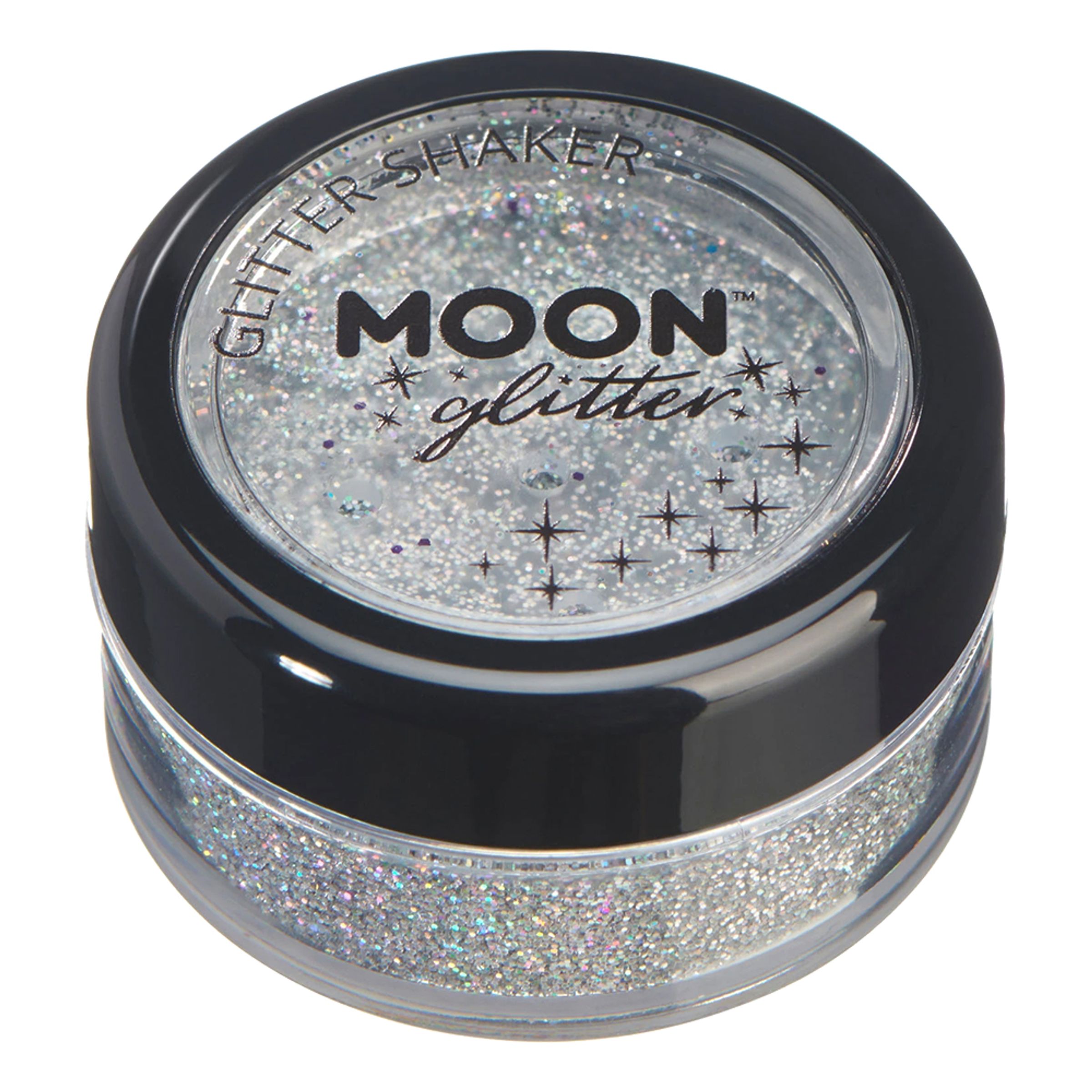 Moon Creations Glitter Holografisk Glitter Shakers - Sølv