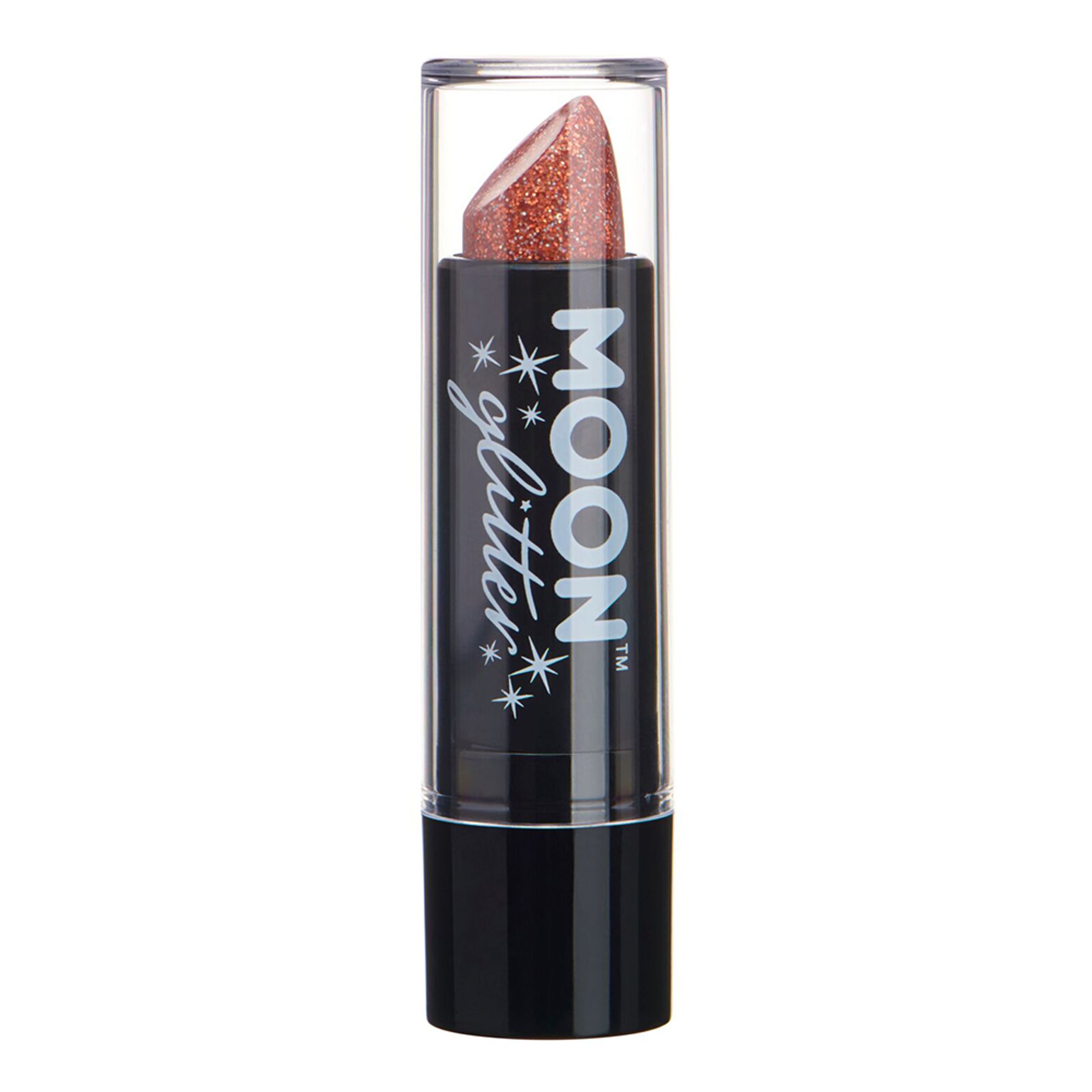 Moon Creations Glitter Läppstift - Roséguld