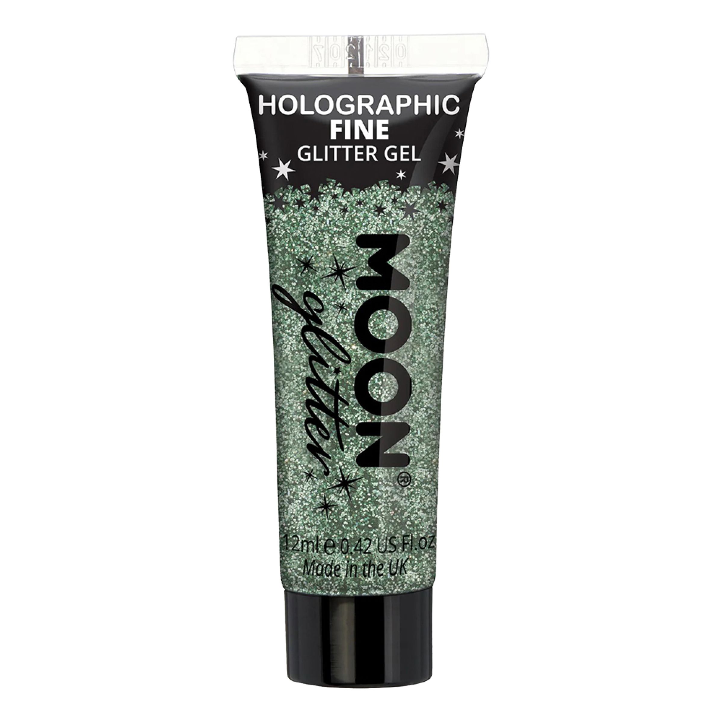 Moon Creations Holografisk Fine Glitter Gel - Grøn