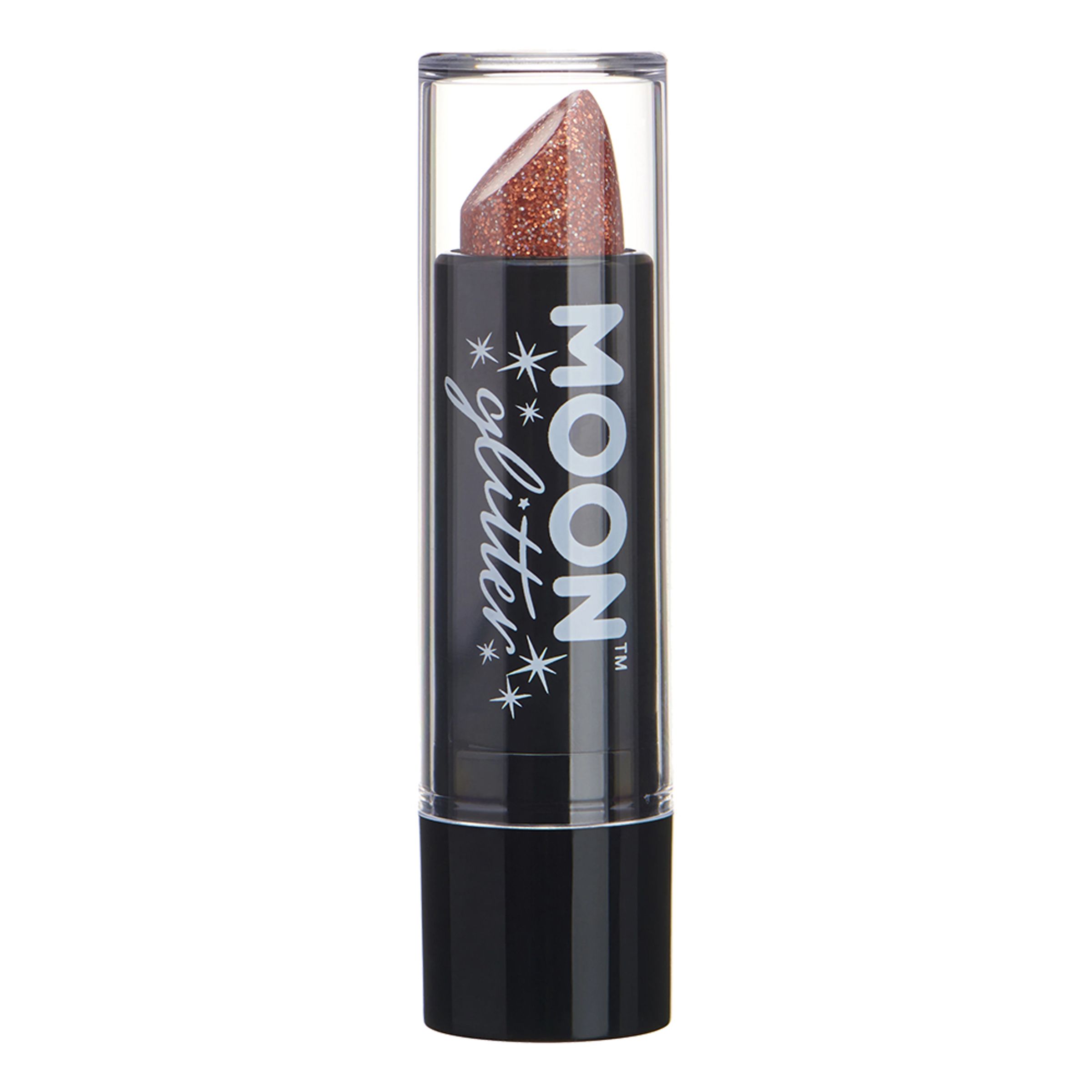Moon Creations Holographic Glitter Läppstift - Roséguld