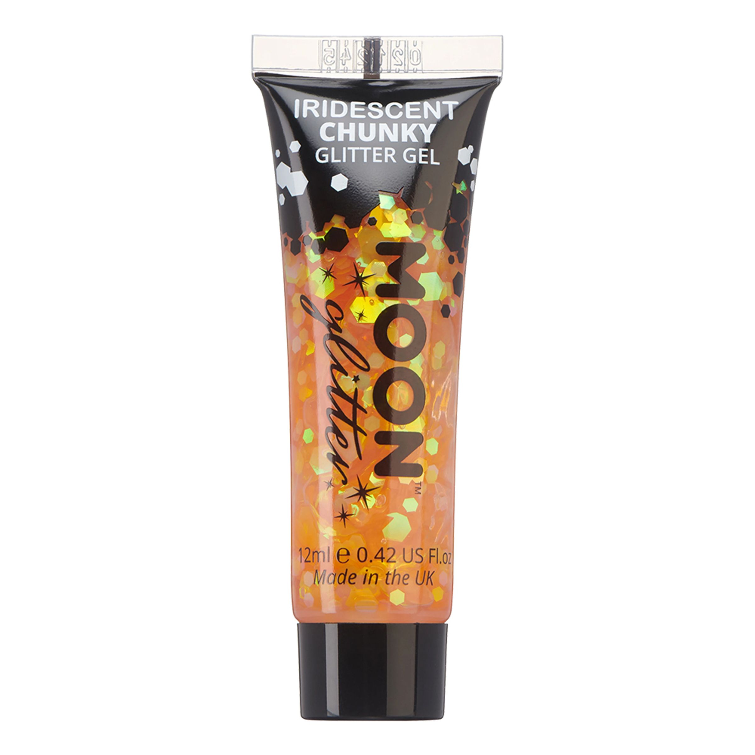 Moon Creations Iridescent Chunky Glimmergel - Orange