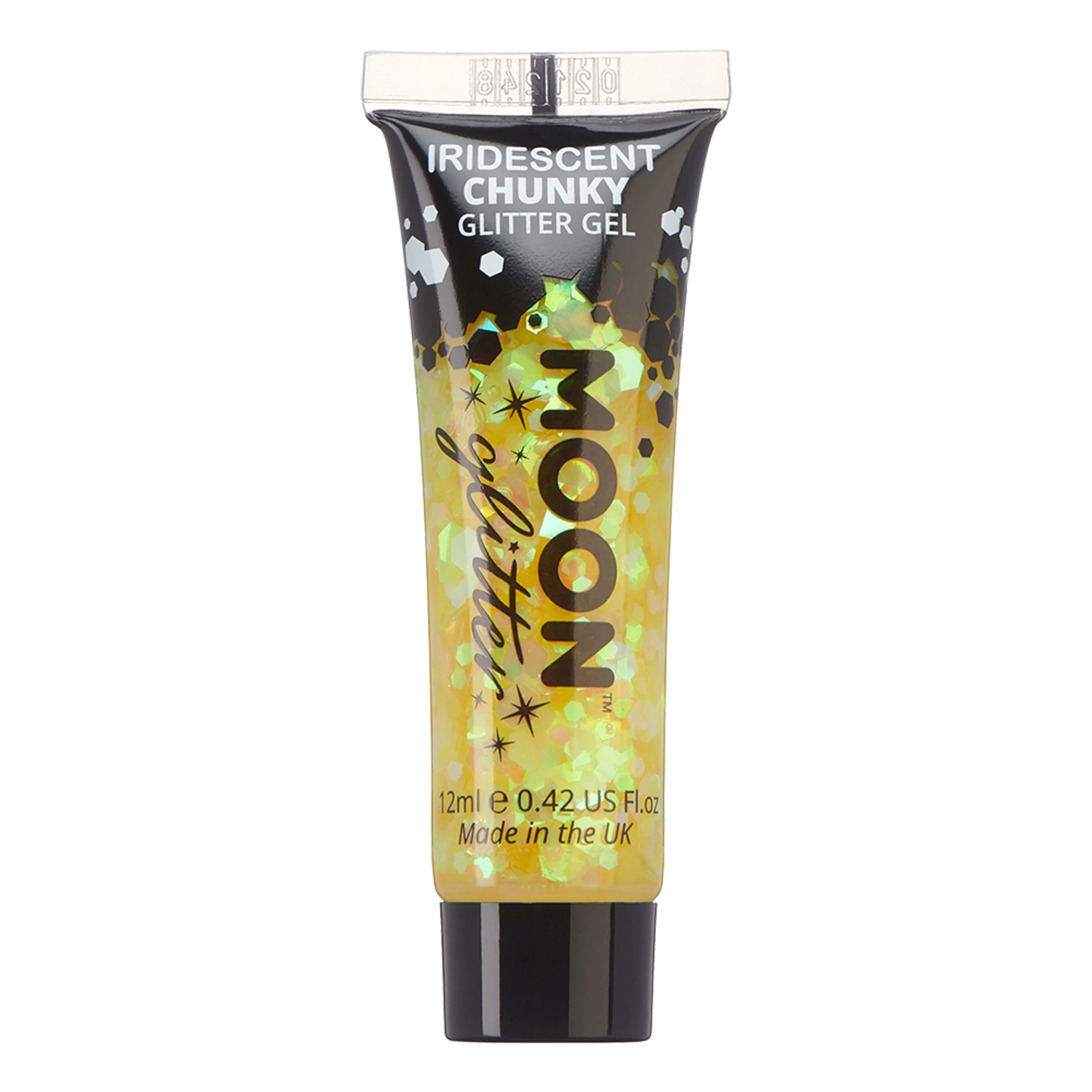 Moon Creations Iridescent Chunky Glimmergel - Gul
