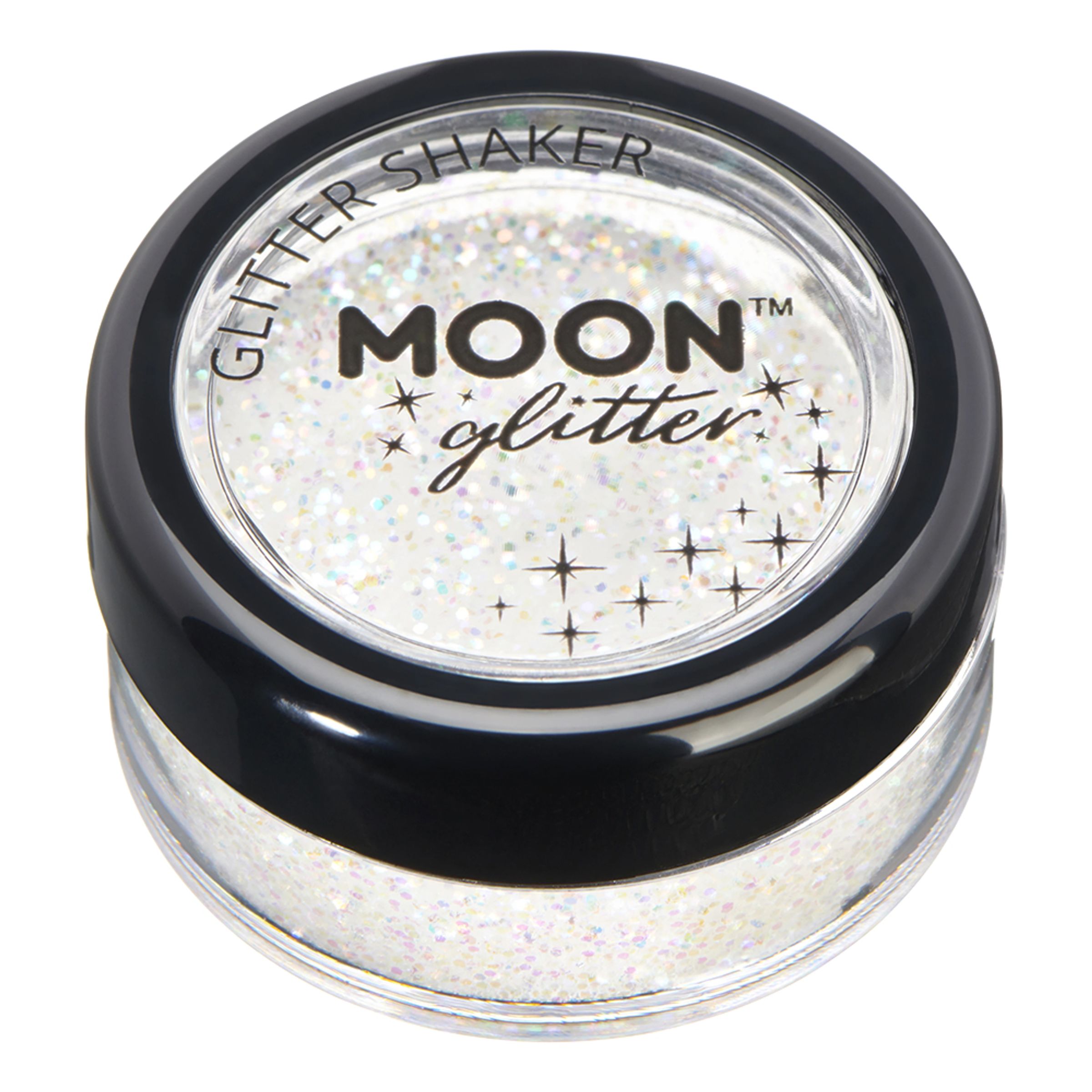 Moon Creations Iridescent Glitter Shakers - Hvid