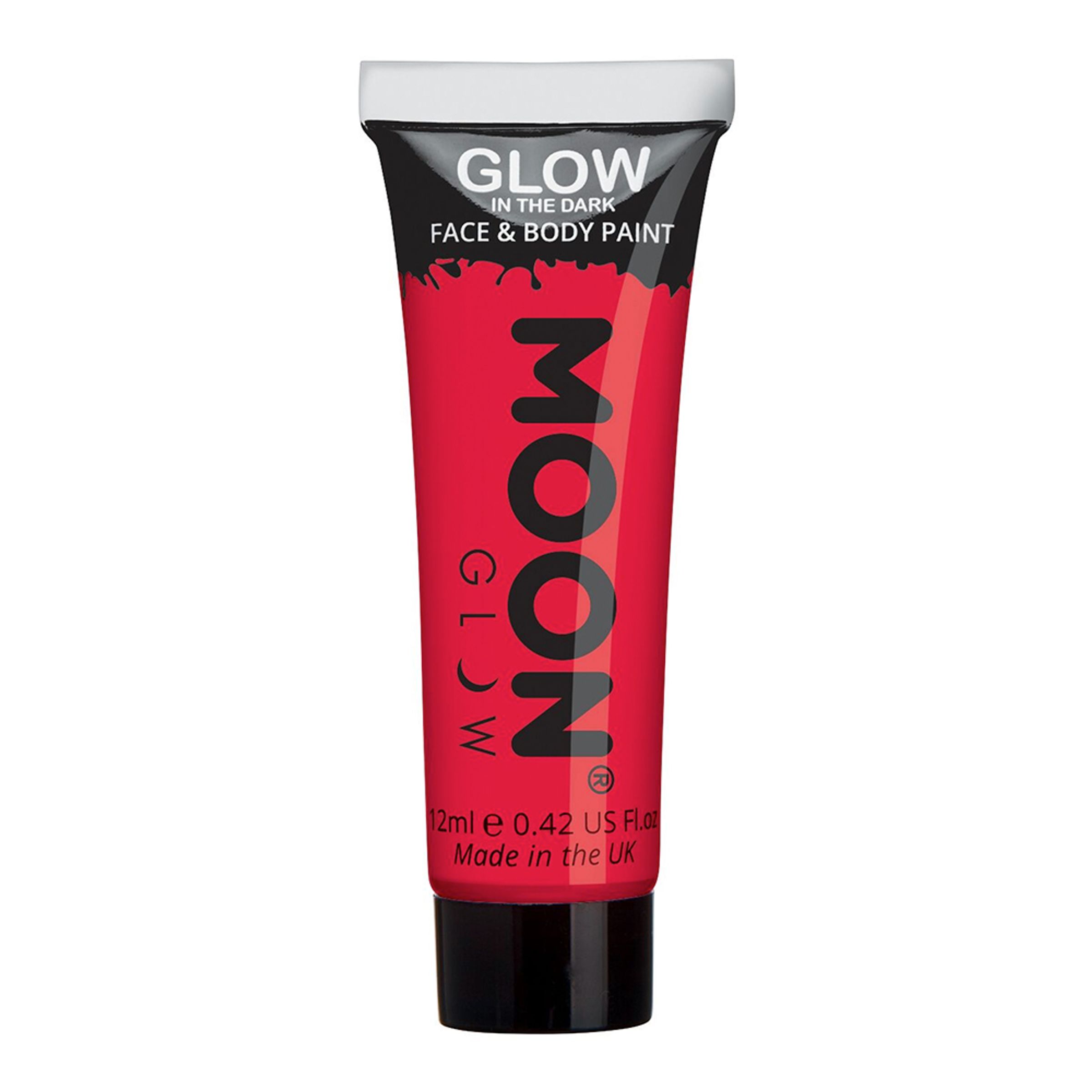 Moon Creations UV Neon Ansigts- & Kropsmaling - Rød