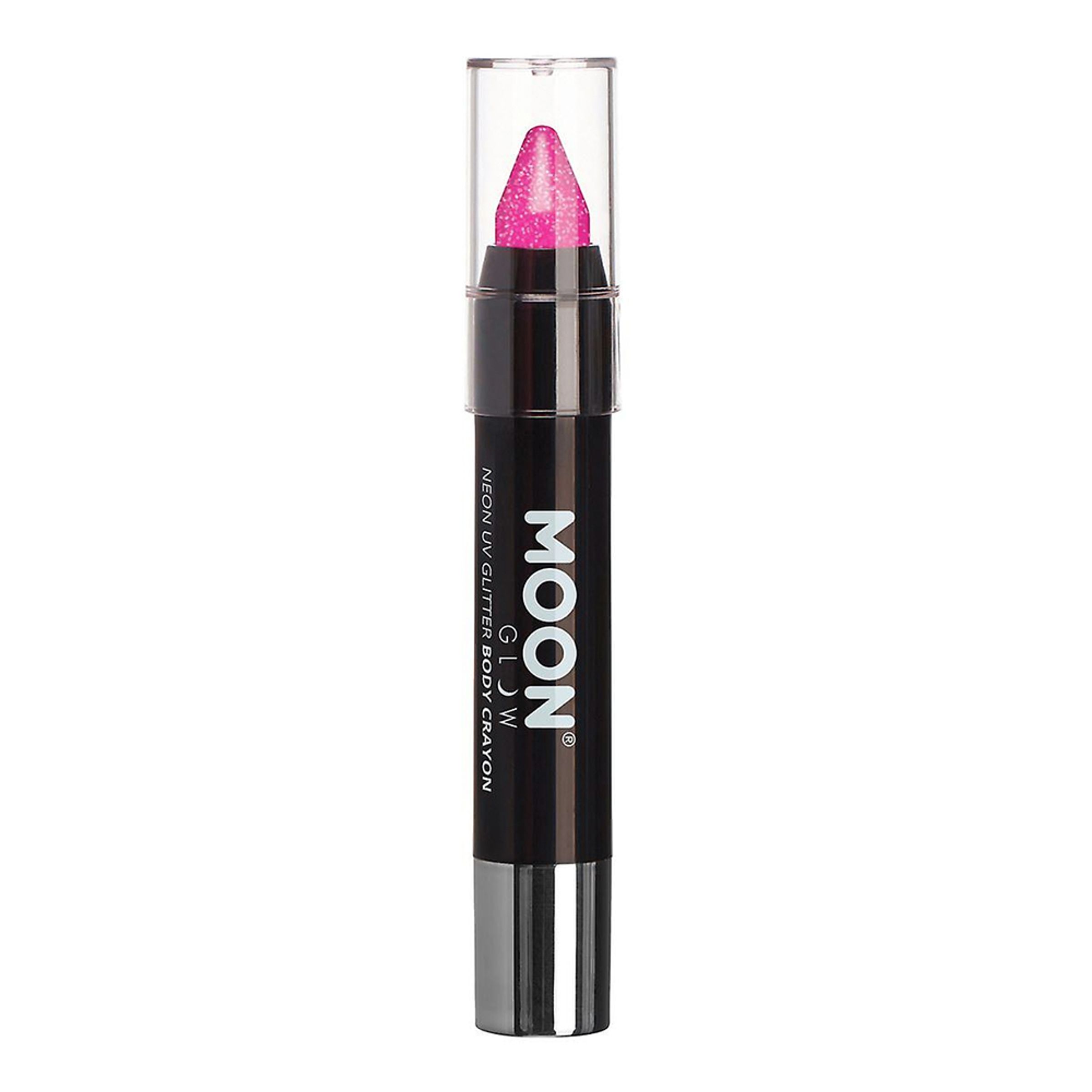Moon Creations UV Neon Glitter Kridt - Mørk Lyserød