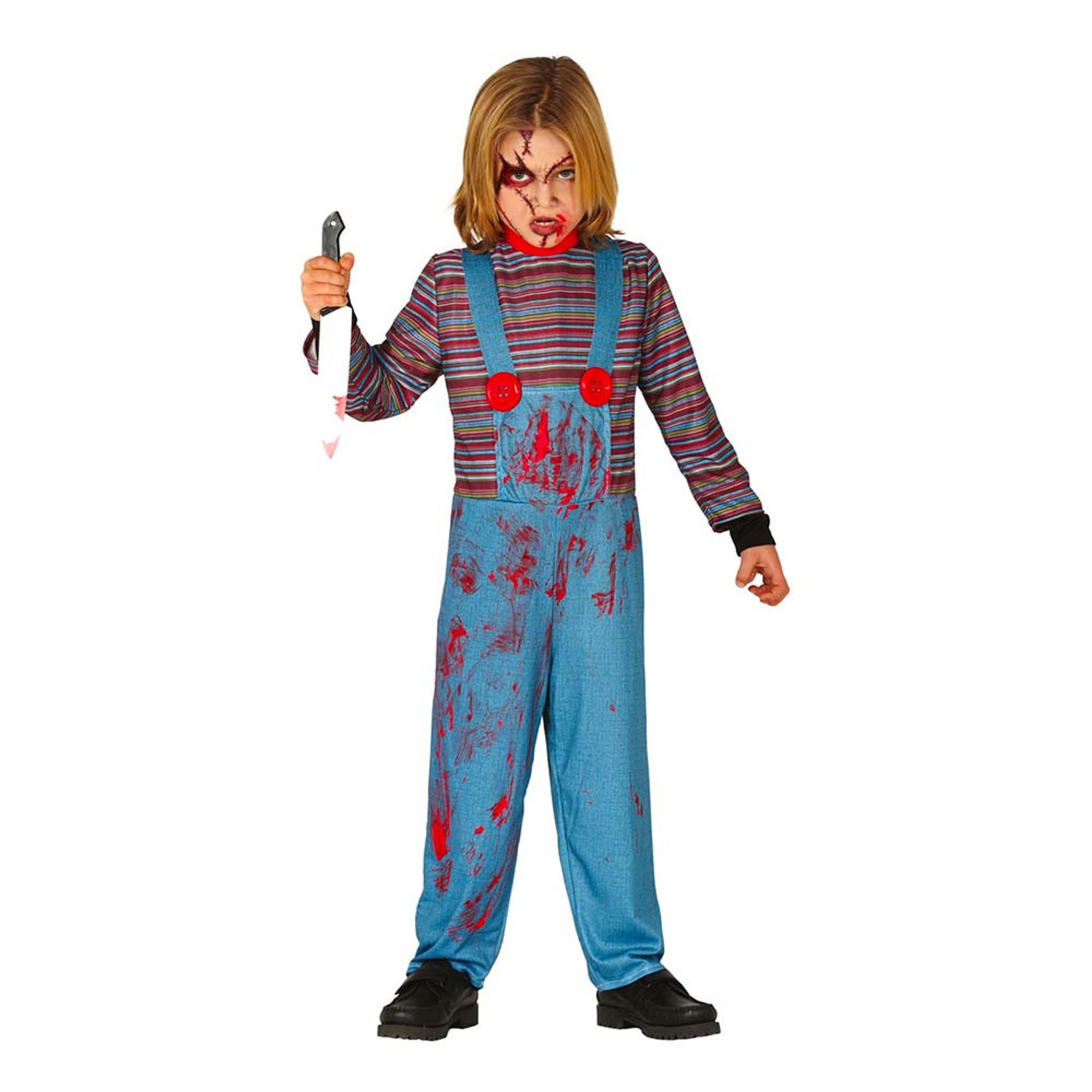 Mördardocka Barn Maskeraddräkt - Large | Hem - Maskerad - Maskeraddräkter - Barndräkter | Maskeradspecialisten