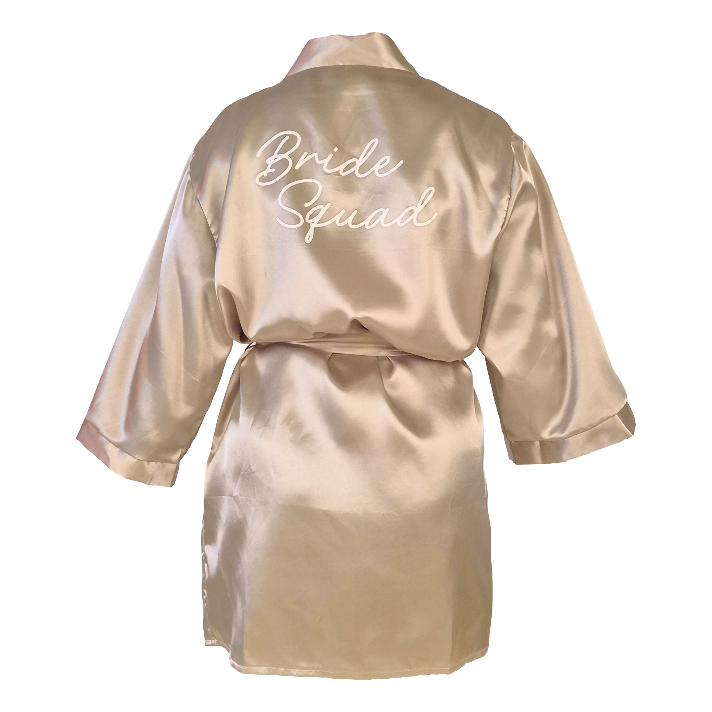 Morgenkåbe Bride Squad Creme - One size