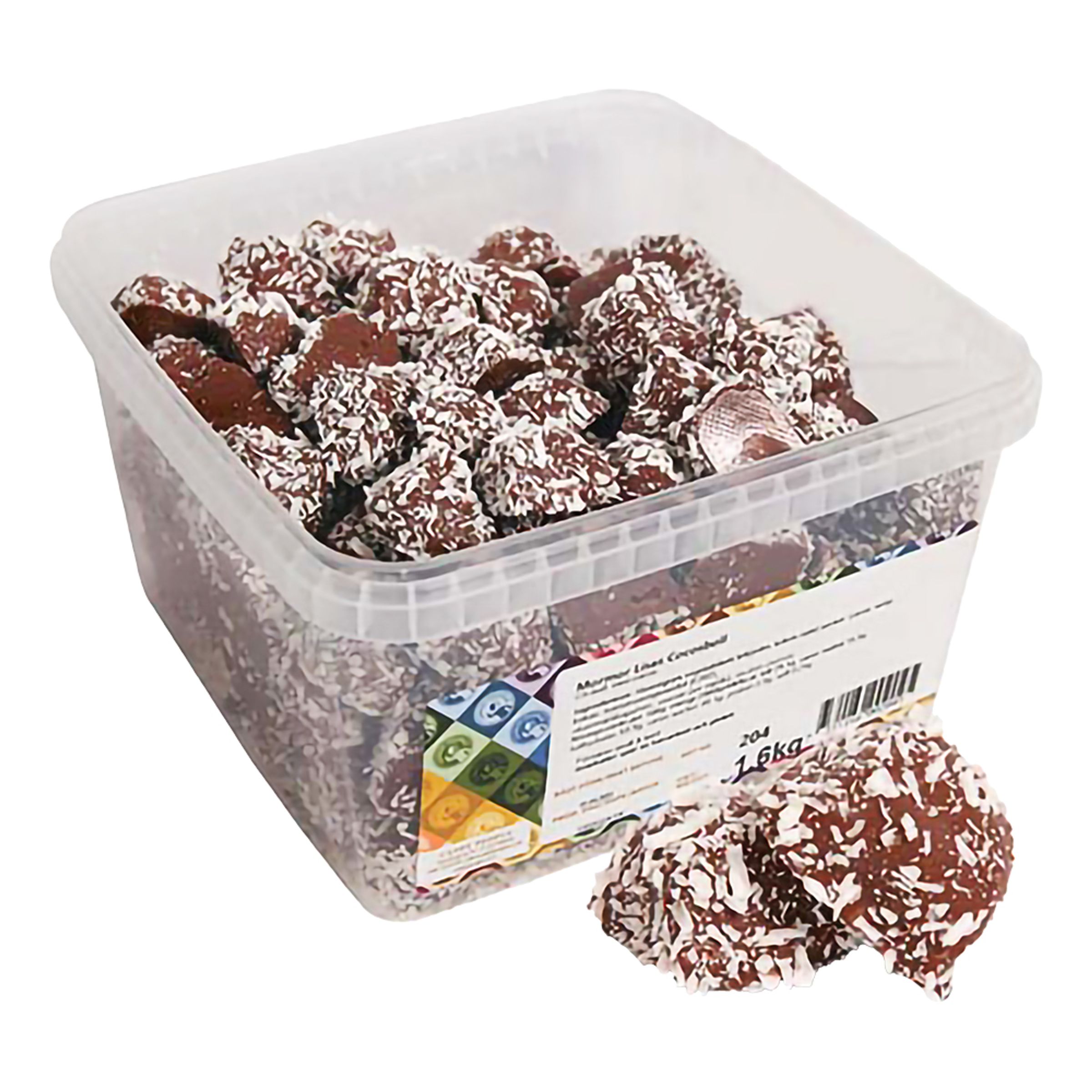 Bedstemor Lisas Kokosbolle Bland-selv slik i kasser 1,6 kg