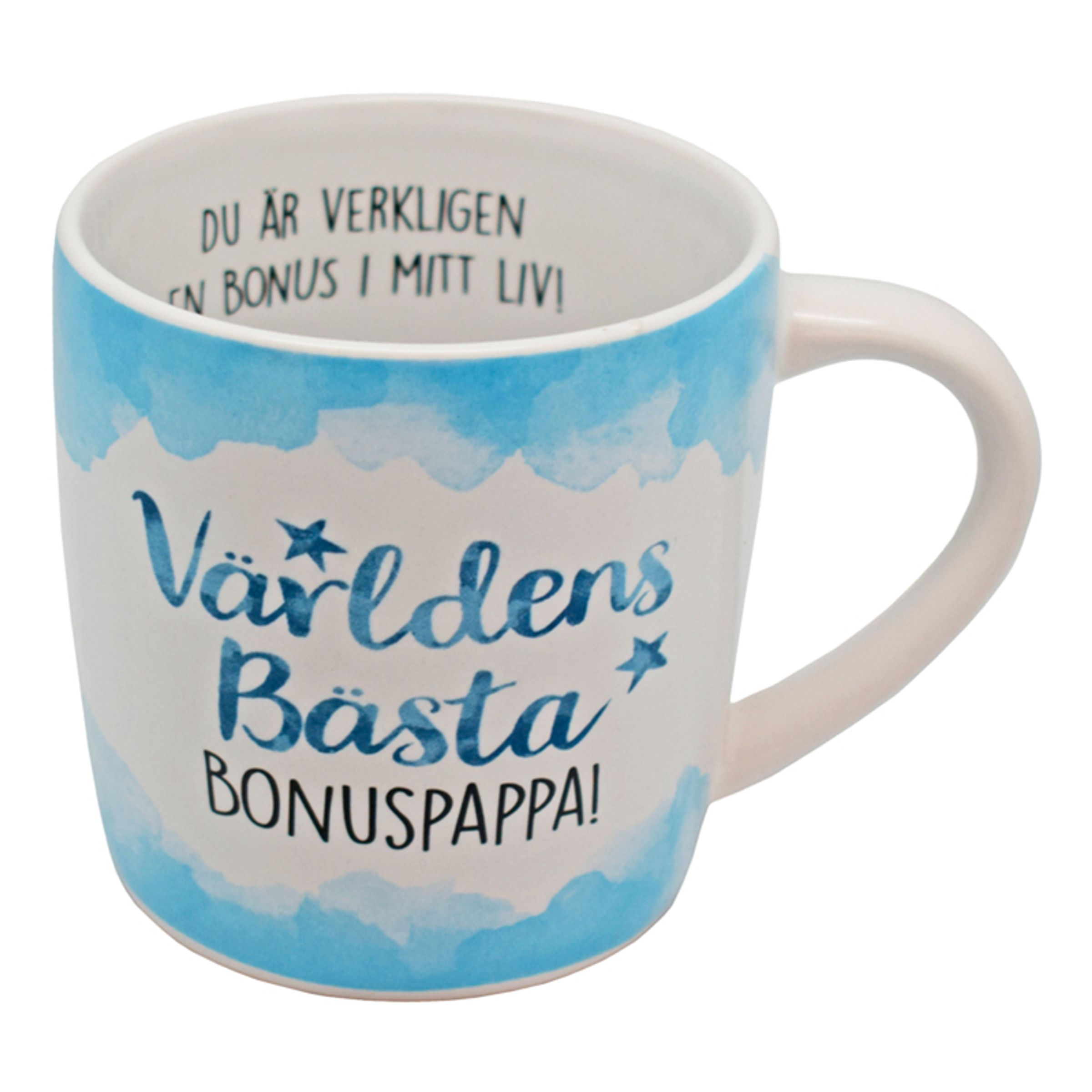 Mugg Världens Bästa Bonuspappa | Hem - Roliga Prylar - Hem & Hushåll - Muggar | Pryloteket