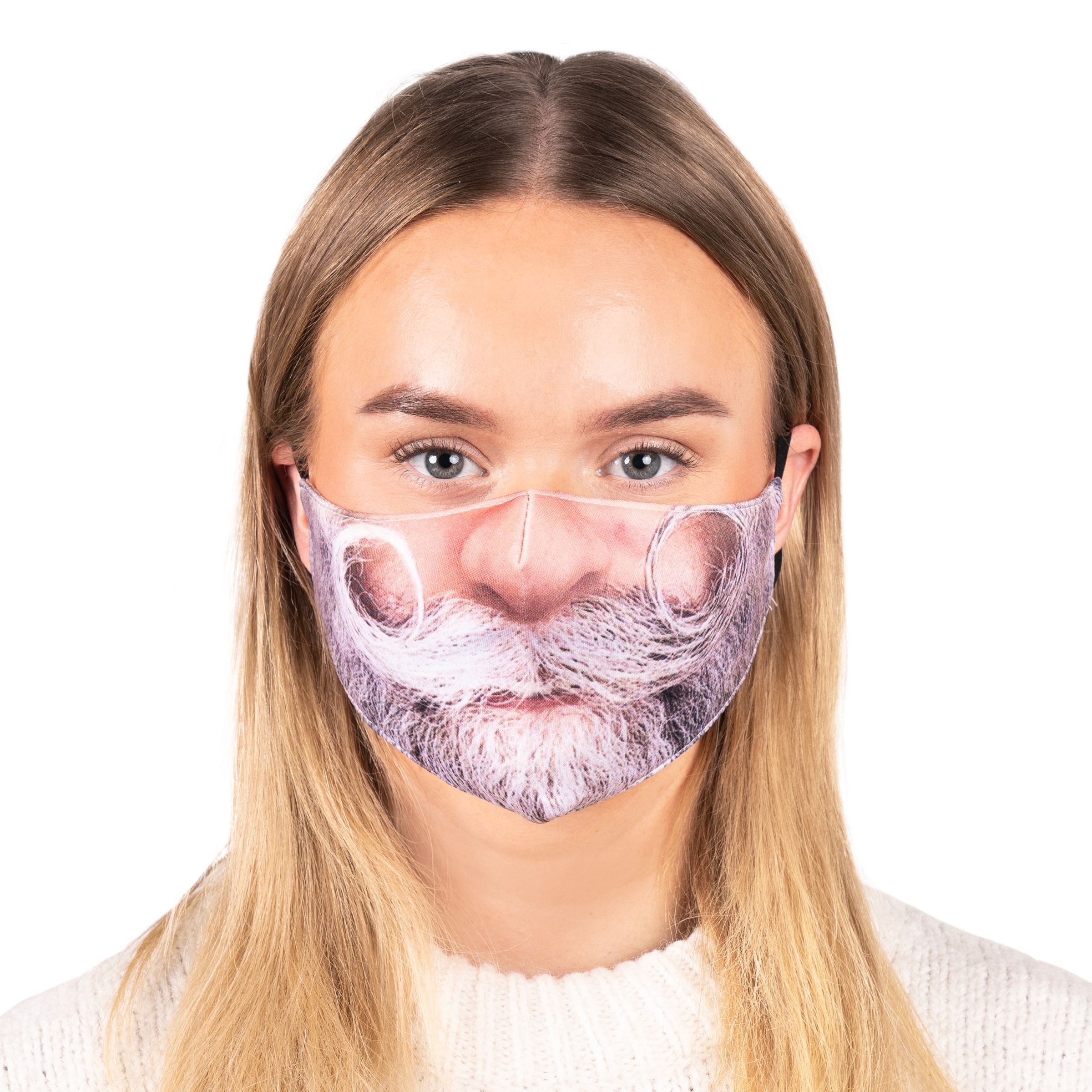 Munskydd med Ansiktsmotiv - Motiv 2 | Hem - Maskerad - Tillbehör - Maskeradaccessoarer | Maskeradspecialisten