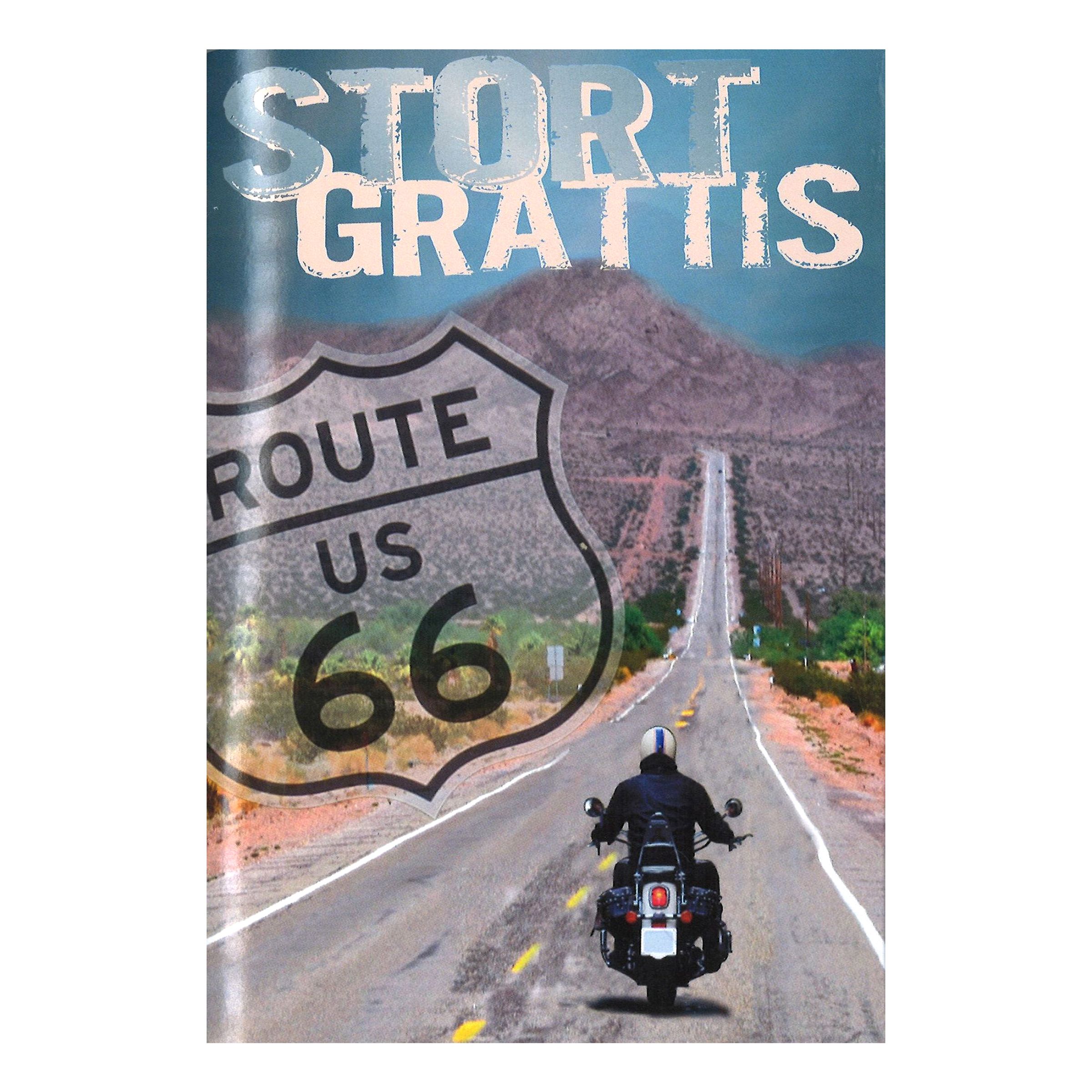 Musikkort Route 66 | Hem - Festartiklar - Hälsningskort - Grattiskort & Födelsedagskort | Pryloteket