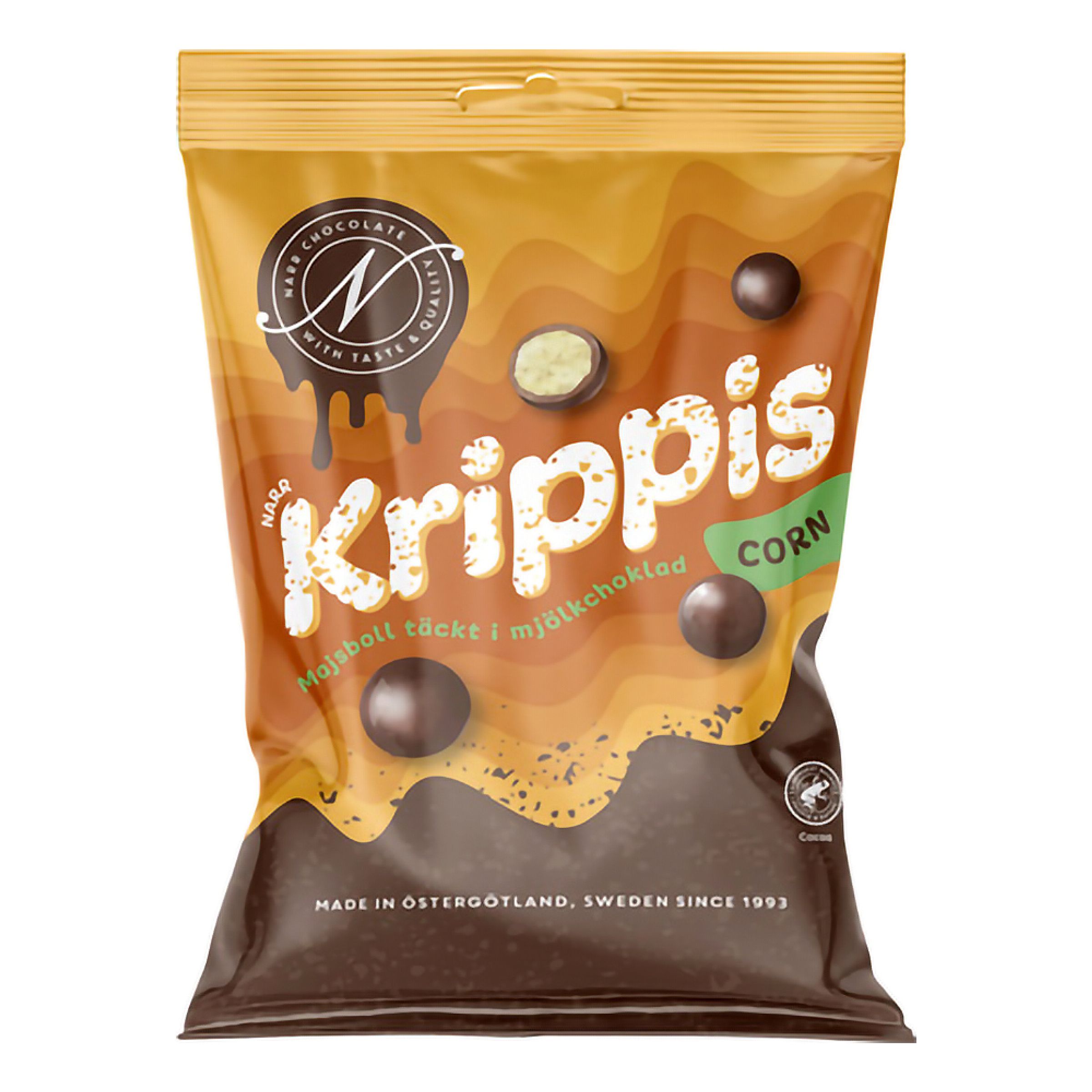 Narr Krippis Corn - 90 g | Hem - Godis & Läsk - Godis - Choklad | Maskeradspecialisten