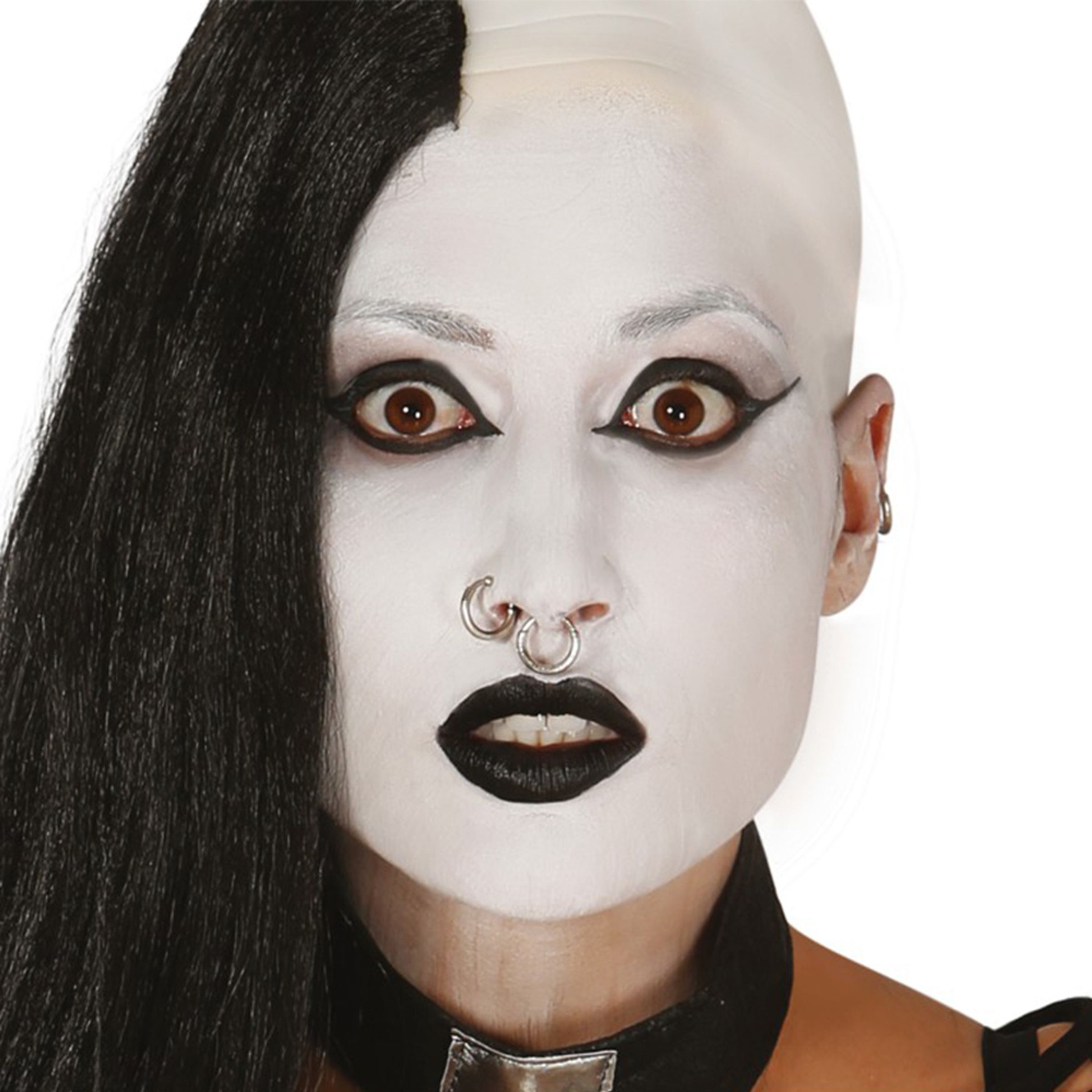 Näspiercings Silver - 8-pack | Hem - Maskerad - Tillbehör - Maskeradaccessoarer | Maskeradspecialisten
