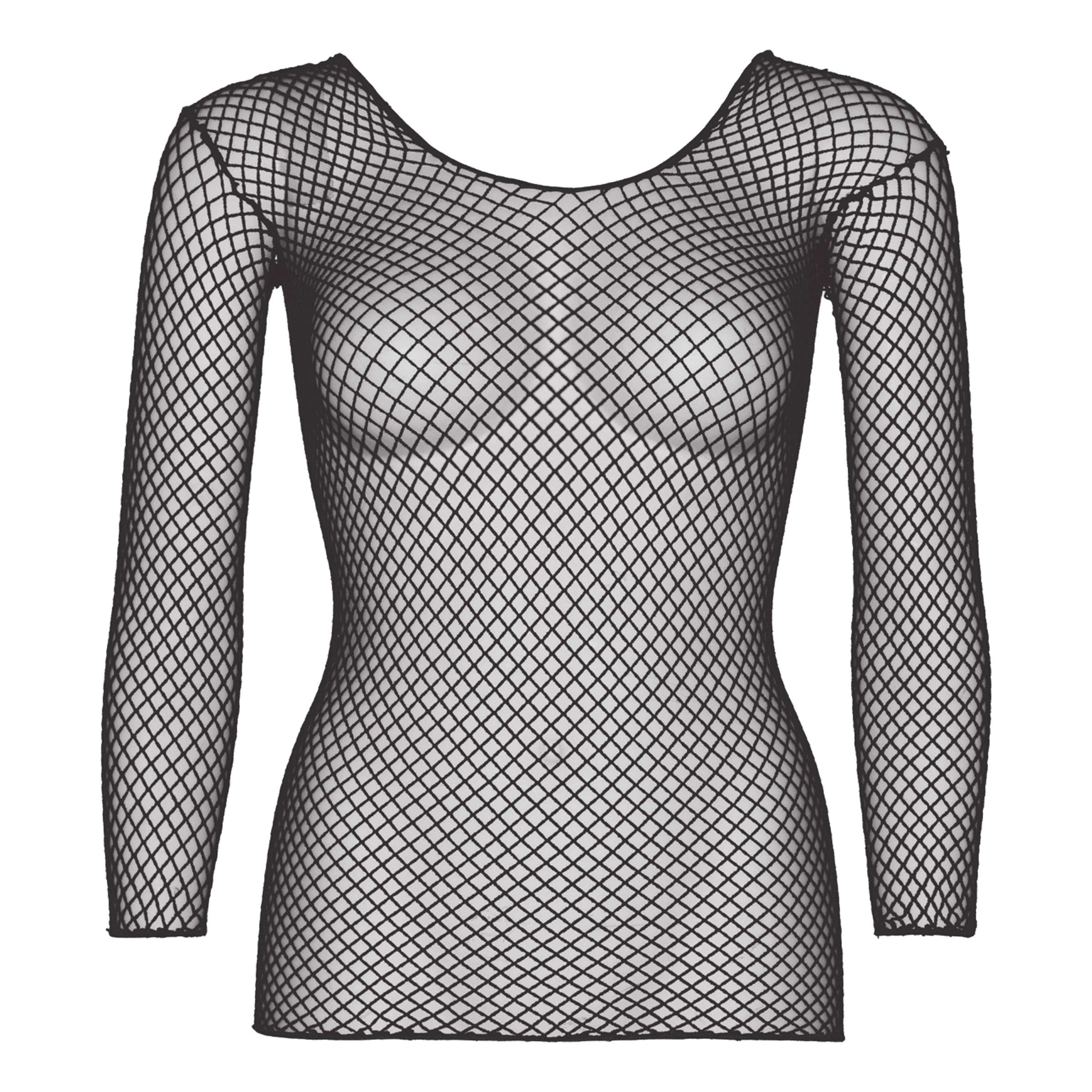 Nettrøje Sort Deluxe - One size