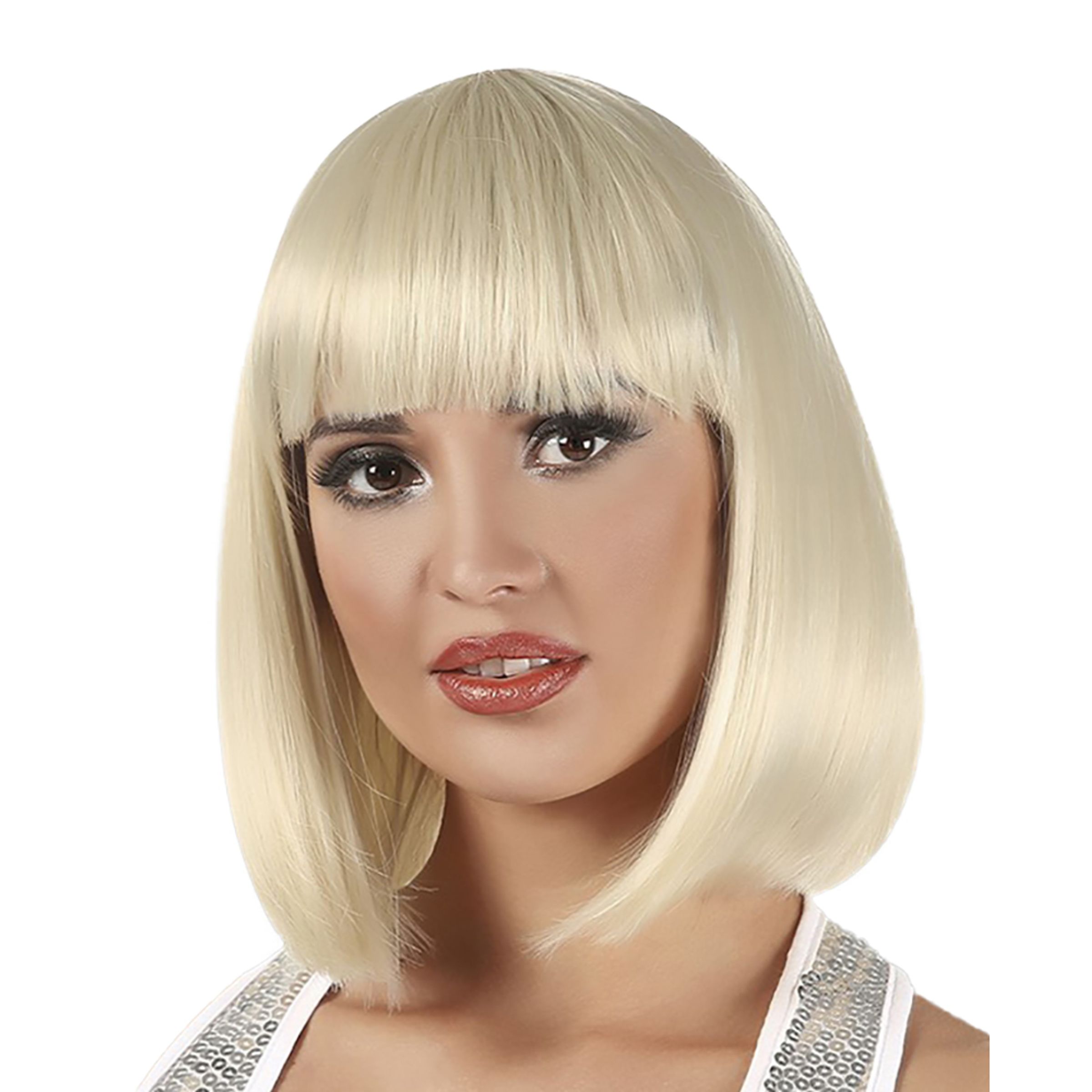 Naturlig Blond Kort Paryk - One size