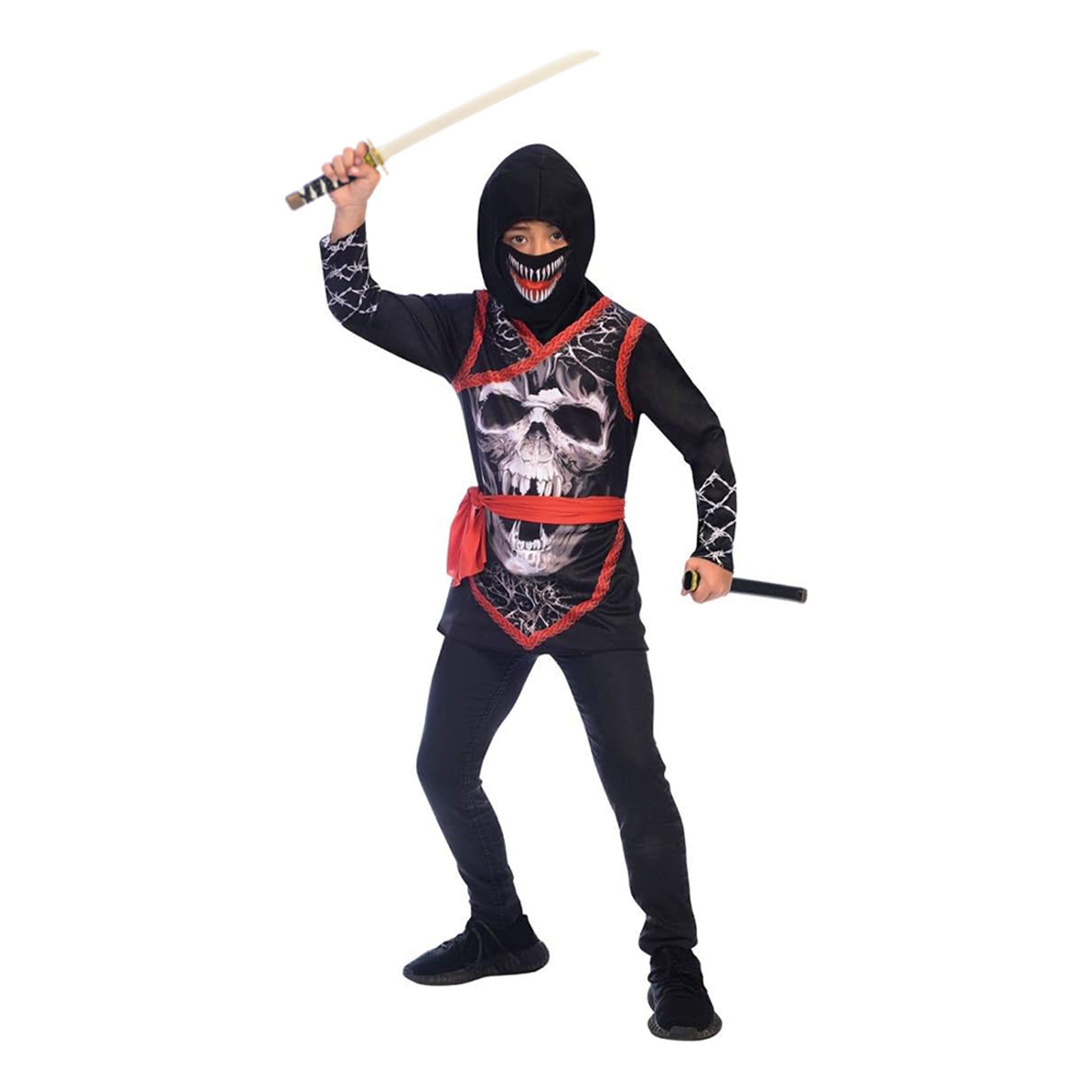 Ninja Halloween Børnekostume - Medium