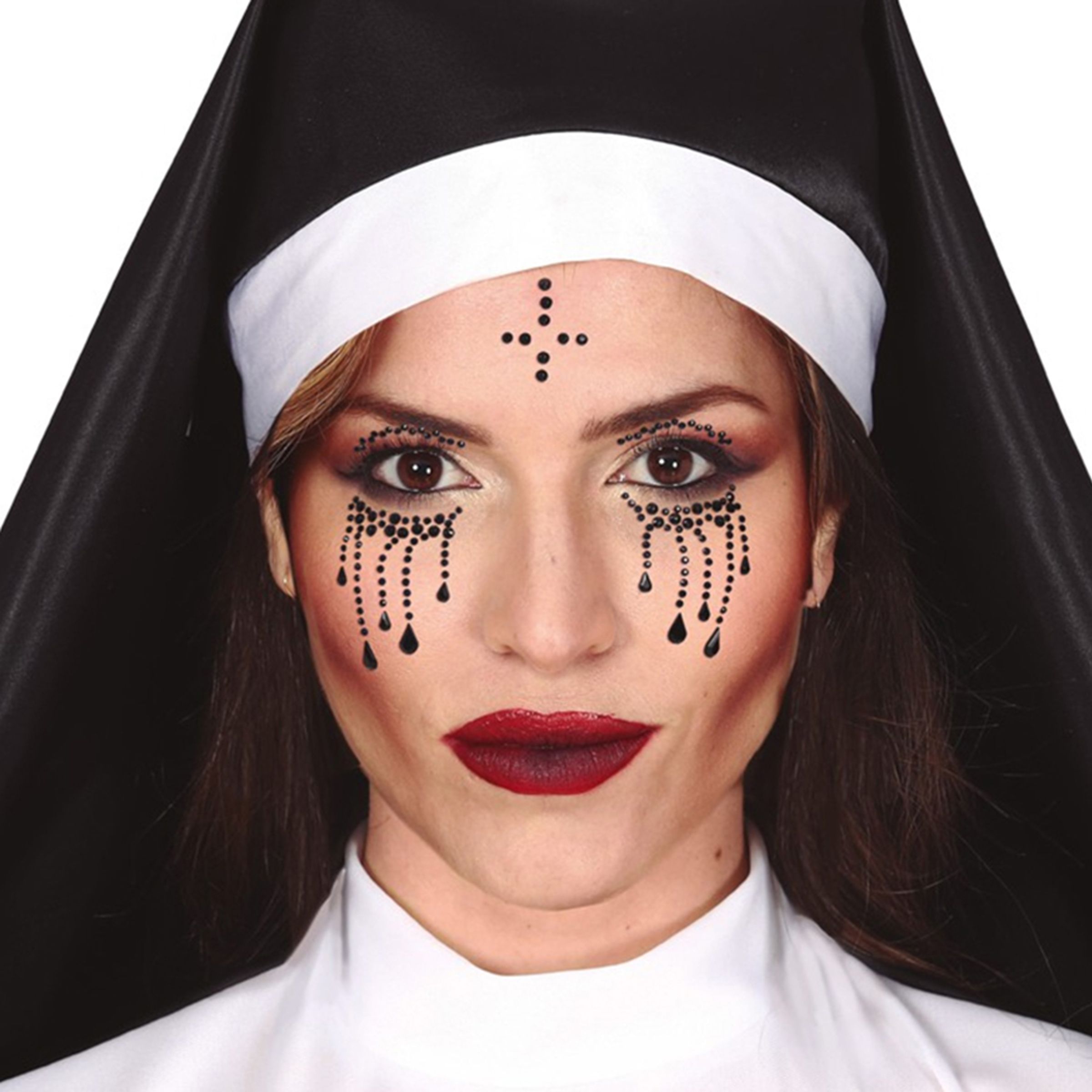 Nunna Face Jewels | Hem - Maskerad - Tillbehör - Maskeradaccessoarer | Pryloteket