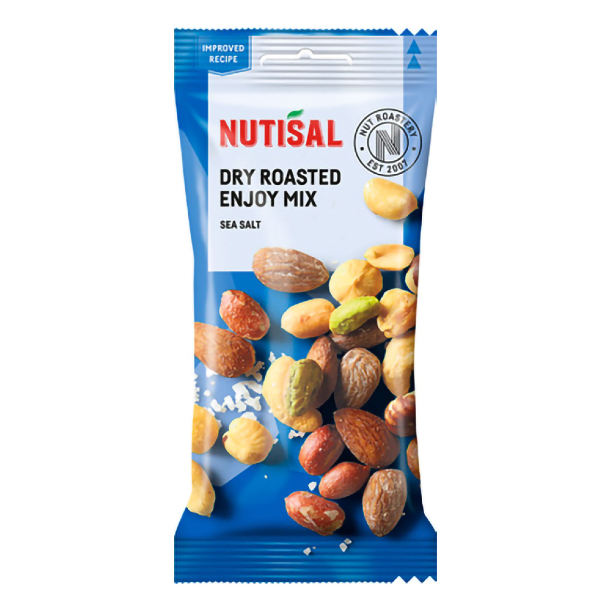 Nutisal Enjoy Mix - 60 g | Hem - Godis & Läsk - Snacks - Nötter | Maskeradspecialisten